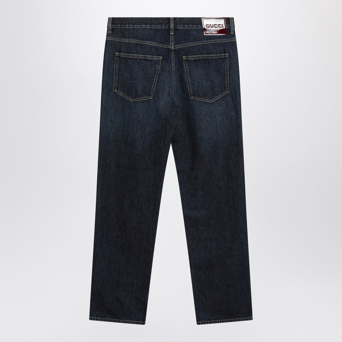 Gucci Blue Delave Slim-Fit Jeans Men GUCCI