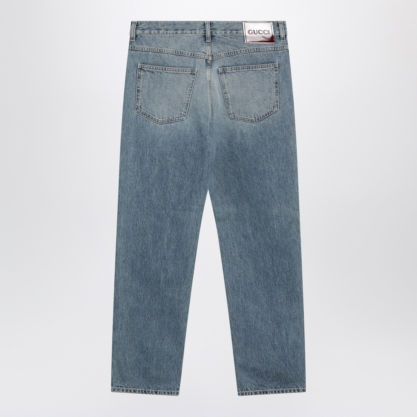Gucci Light Blue Delave Slim-Fit Jeans Men GUCCI