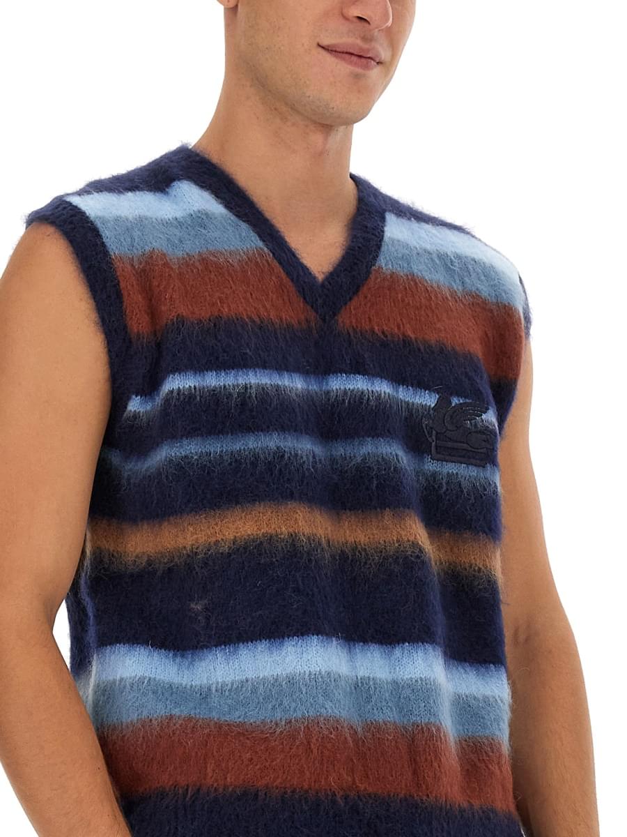 Etro Men Vest With Stripe Pattern ETRO