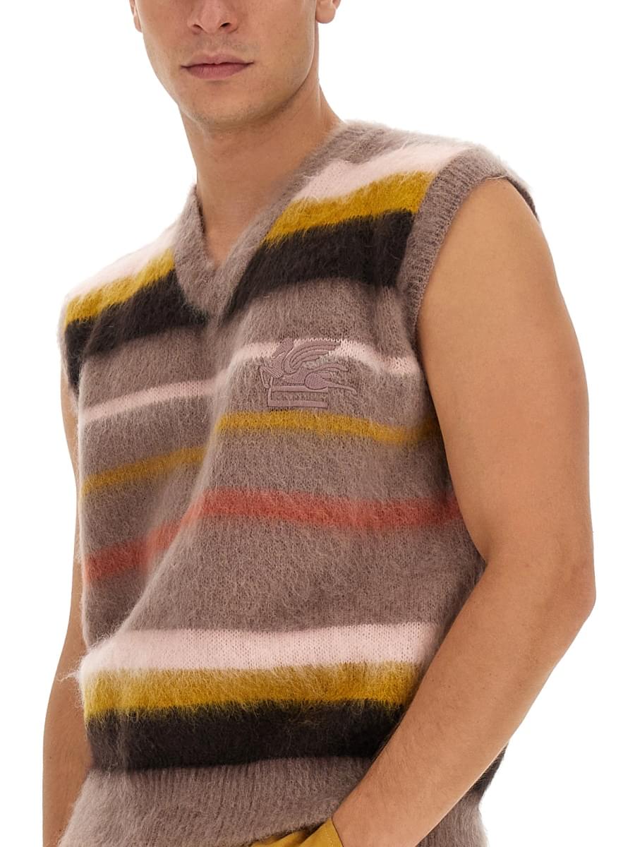 Etro Men Vest With Stripe Pattern ETRO