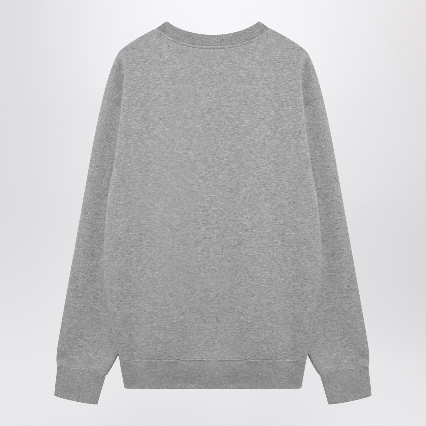 Gucci Grey Cotton Jersey Sweatshirt With Logo Print Men GUCCI