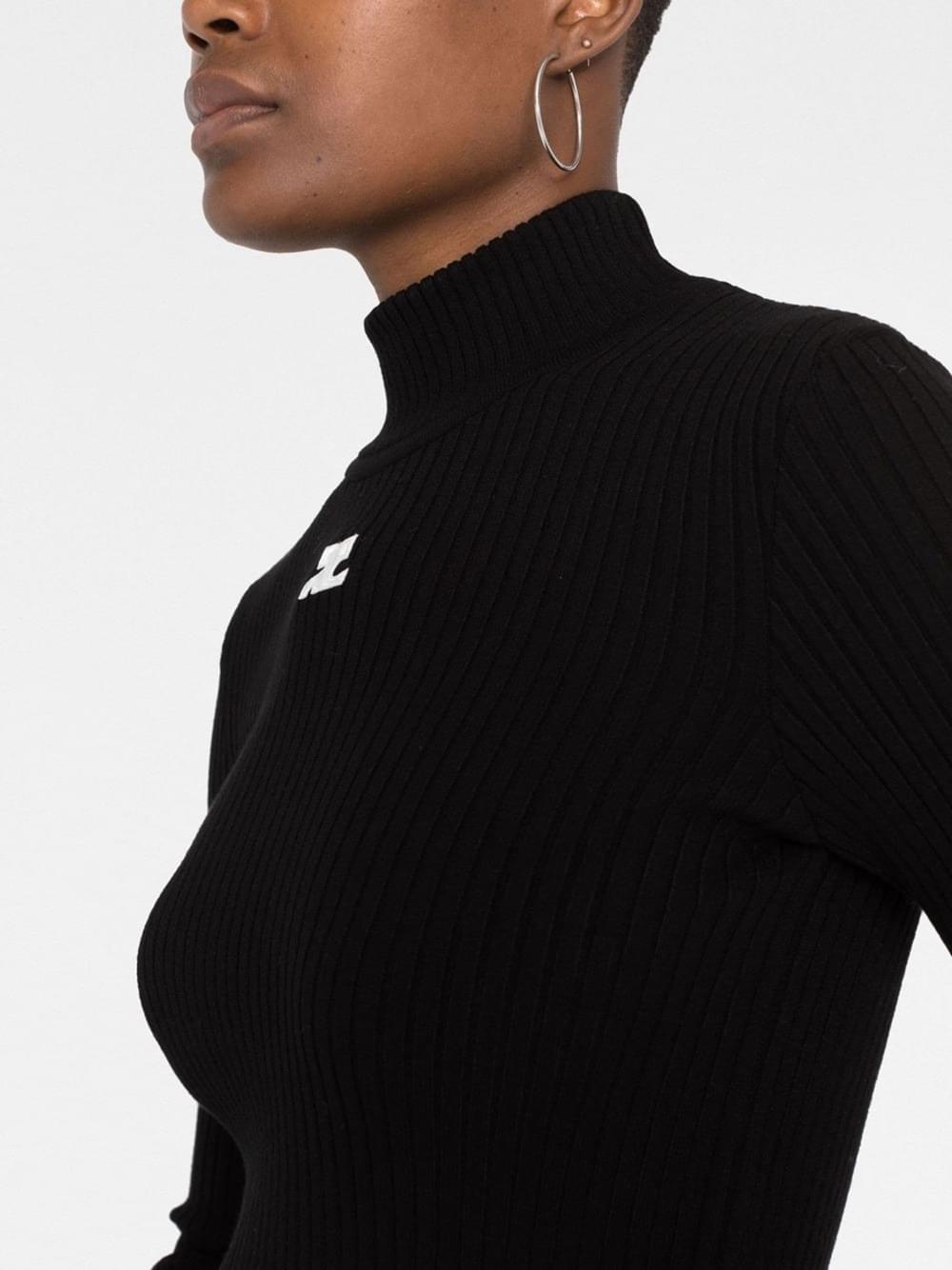 Courreges Women Ribbed Sweater COURREGES