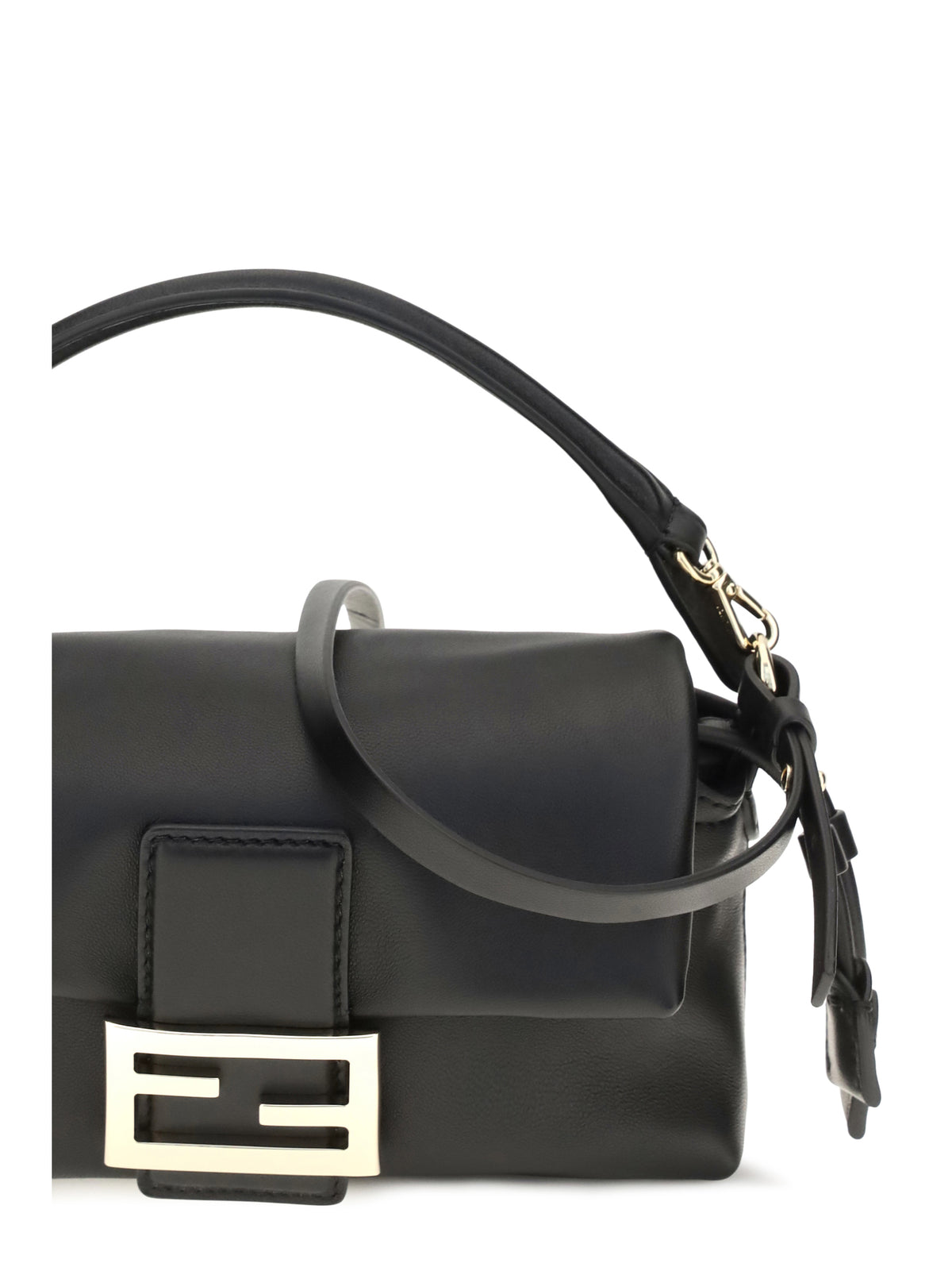 Fendi Women Small Baguette Soft Nappa Leather Handbag FENDI