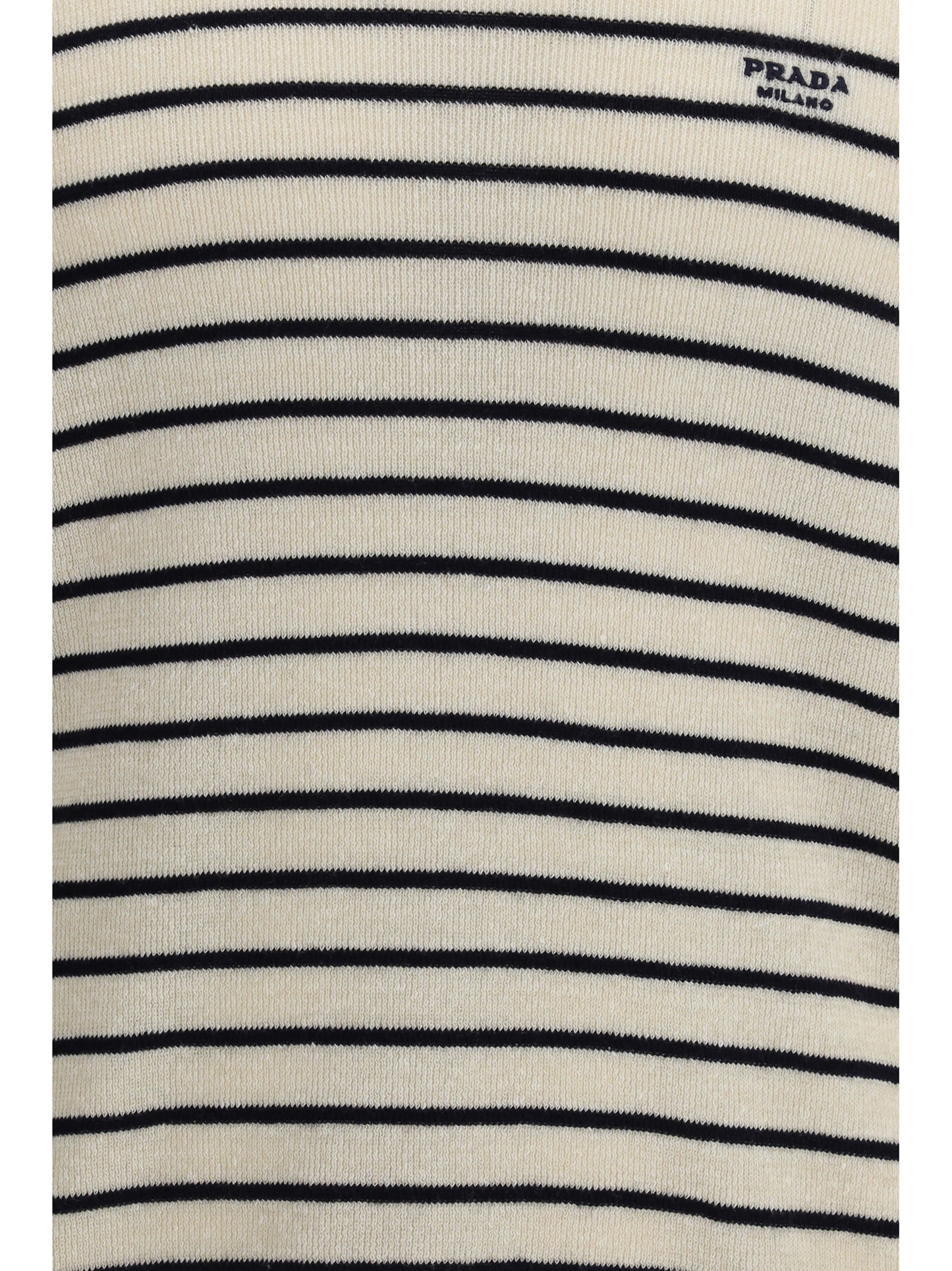 Prada Men Jacquard Wool And Cotton Blend Sweater PRADA