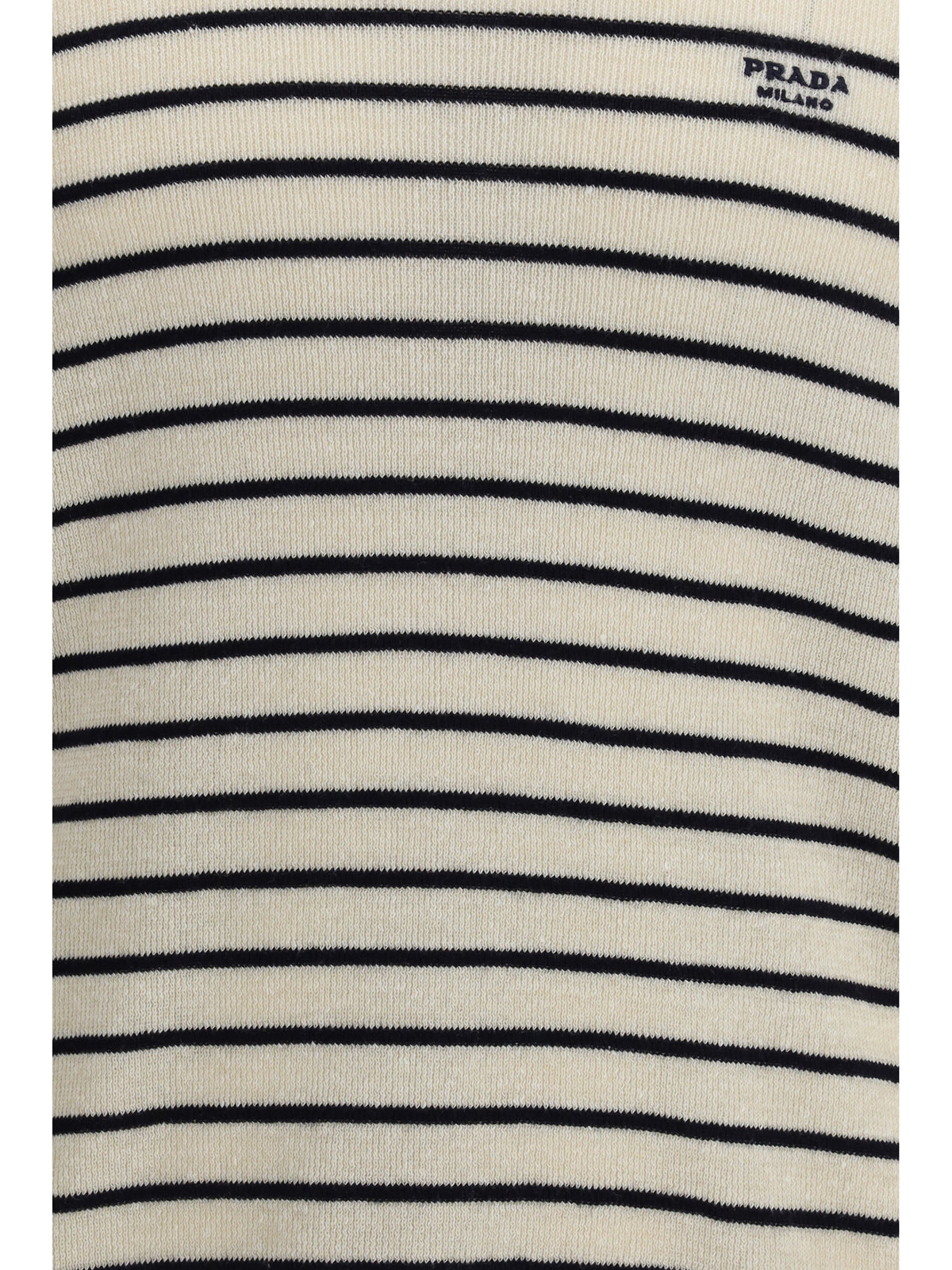 Prada Men Jacquard Wool And Cotton Blend Sweater PRADA
