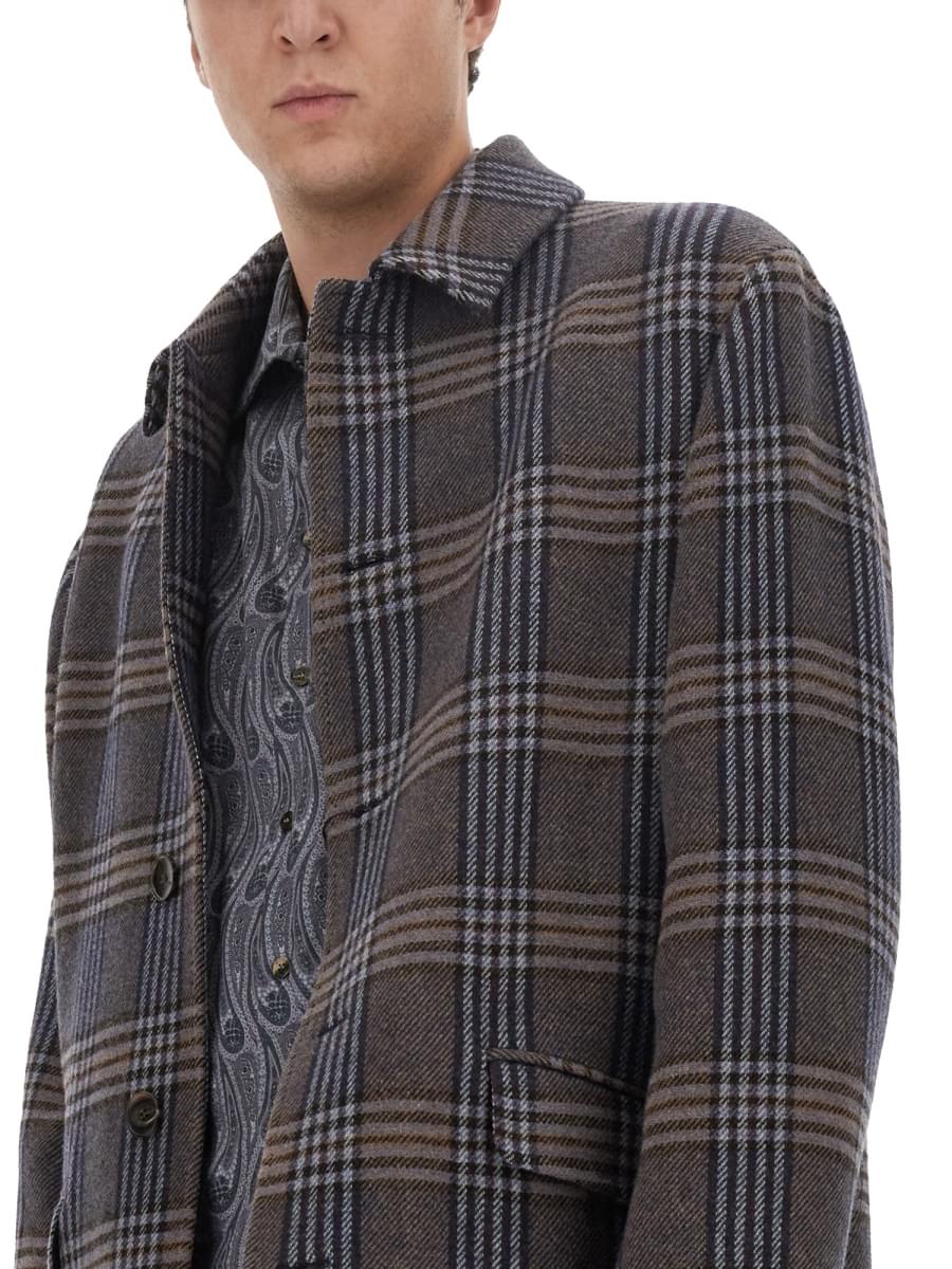 Etro Men Plaid Coat ETRO