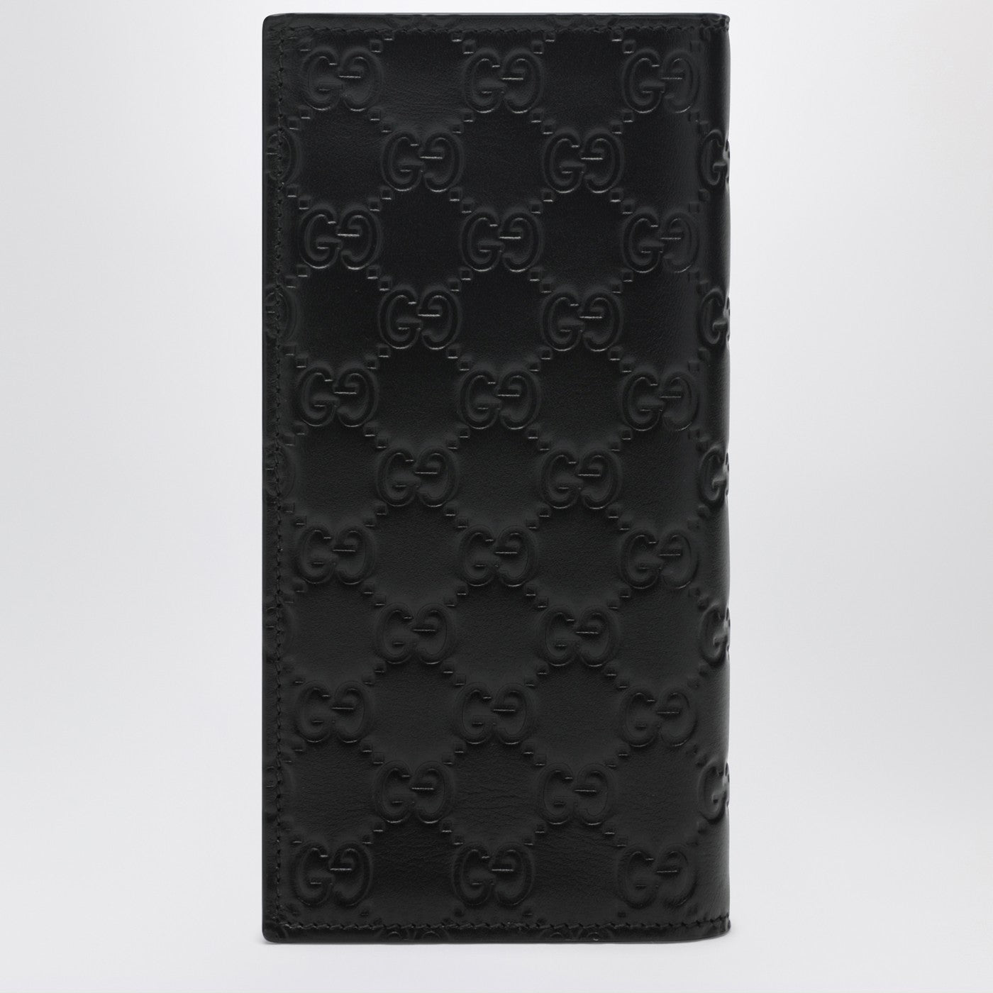 Gucci Black Gg Emblem Long Wallet Men GUCCI