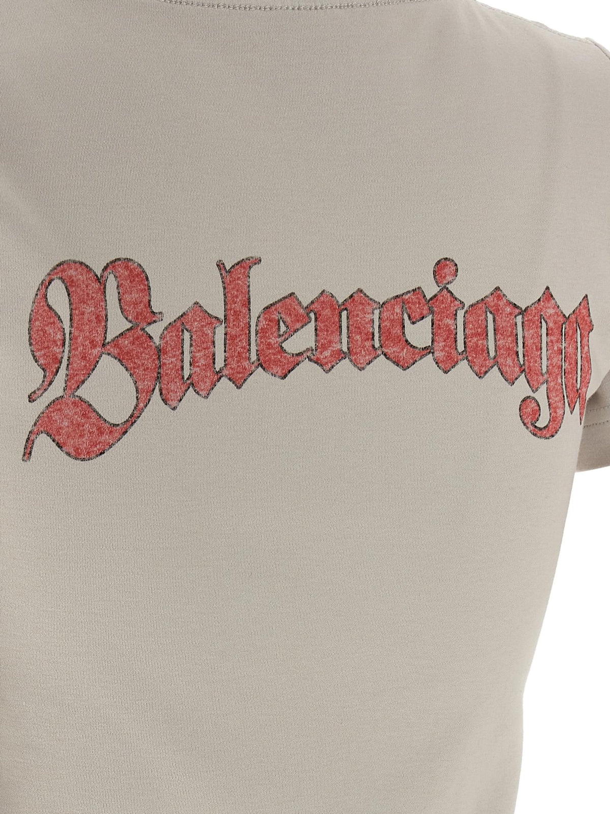 Balenciaga Women Logo Print T-Shirt BALENCIAGA