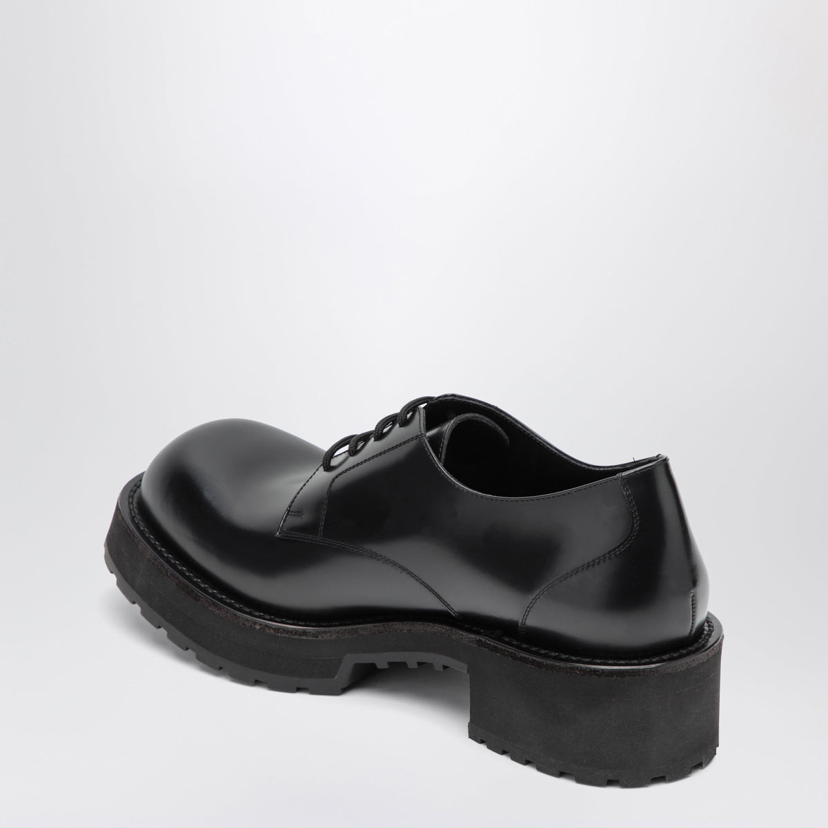 Balenciaga Denom Derby Shoes In Calfskin Leather Men BALENCIAGA
