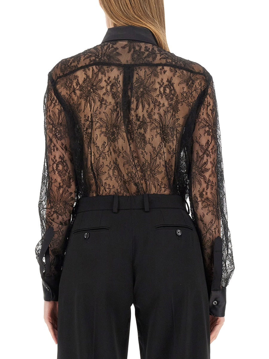 Dolce & Gabbana Women Chantilly Lace Shirt DOLCE & GABBANA
