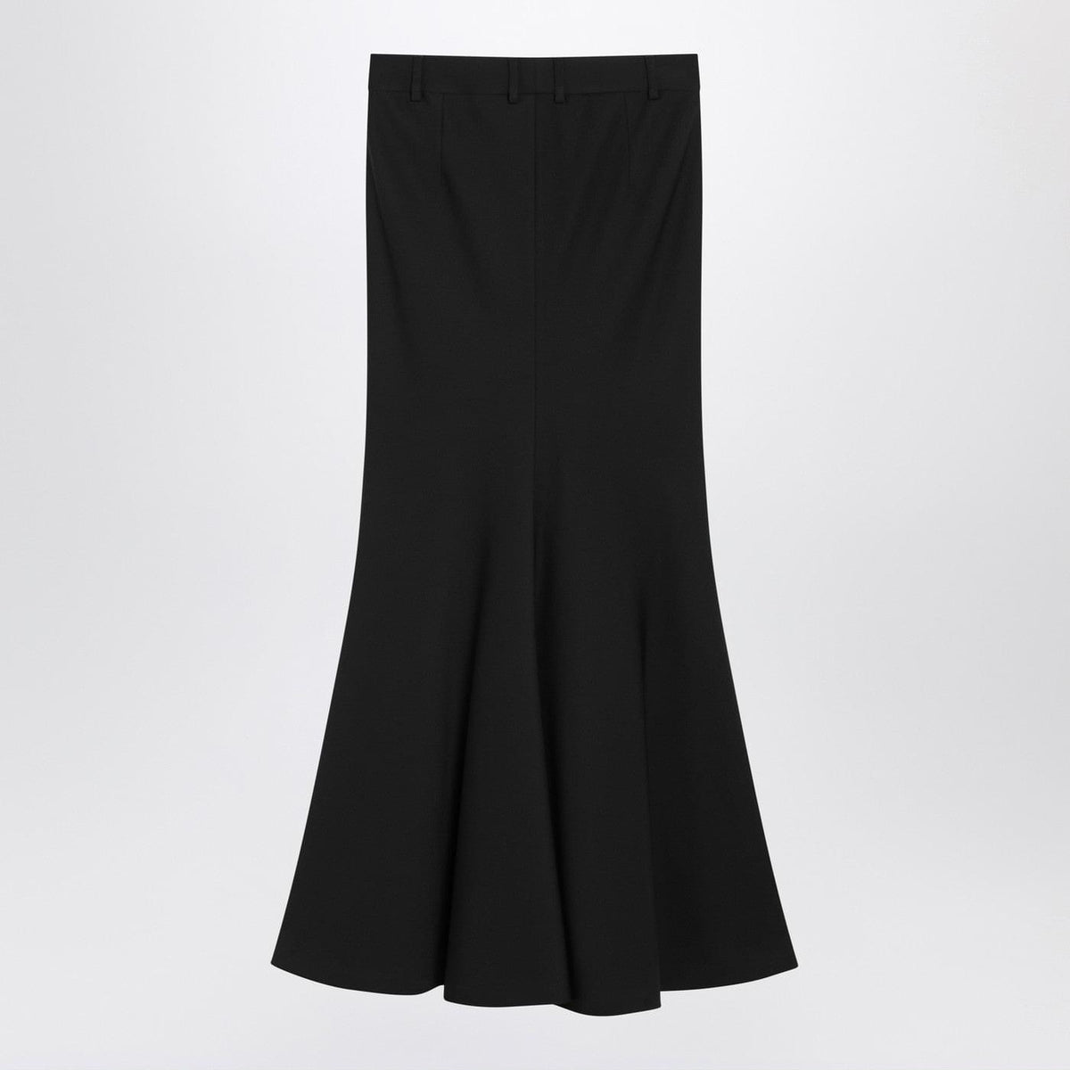 Balenciaga Black Long Wool Skirt Women Women BALENCIAGA