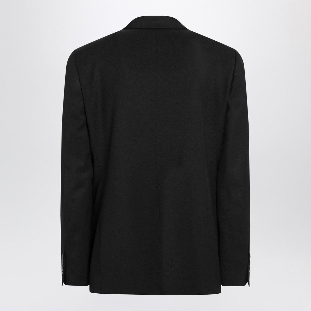 Balenciaga Black Single-Breasted Wool Jacket Men BALENCIAGA