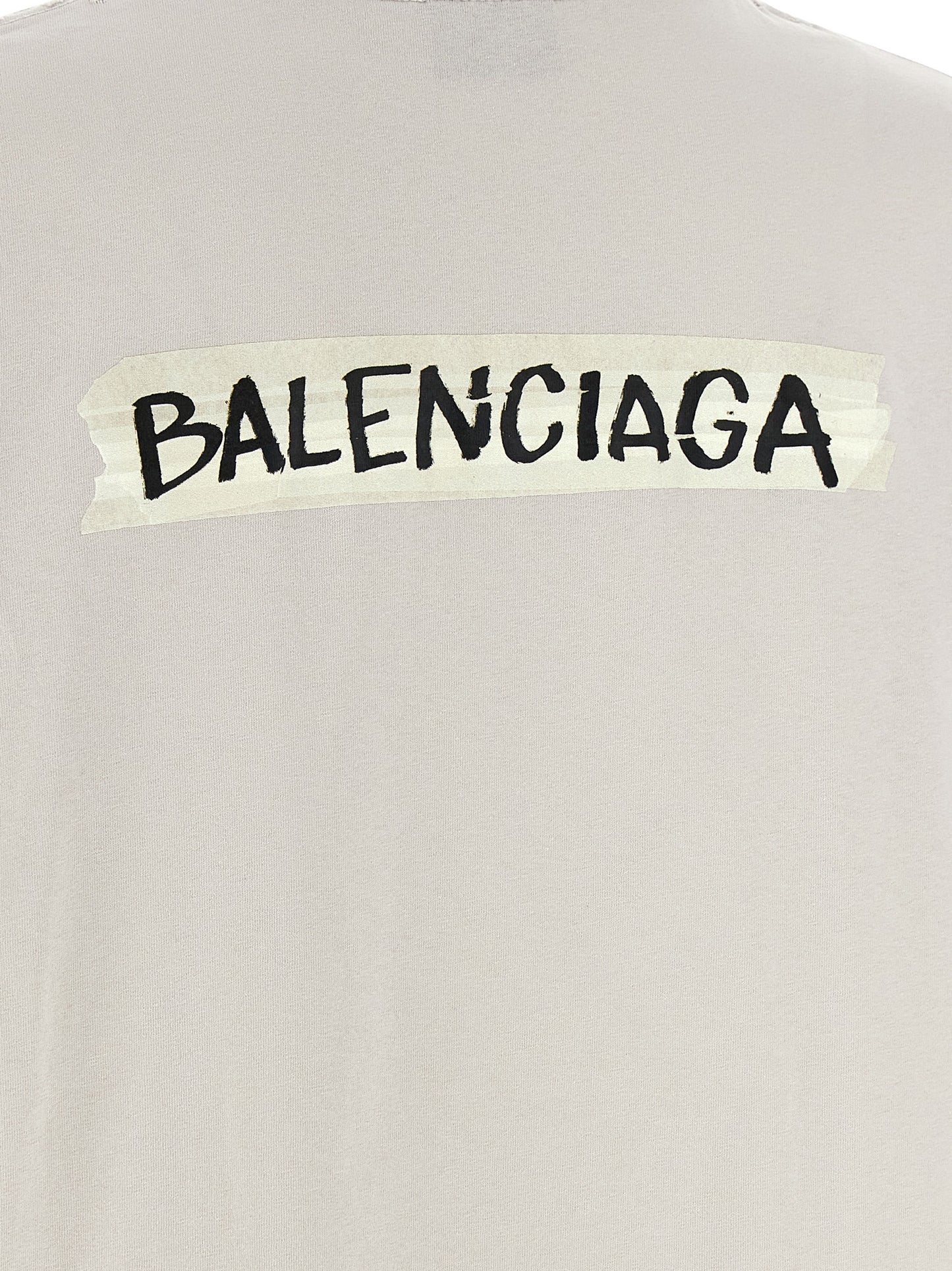 Balenciaga Women 'Masking Tape' T-Shirt BALENCIAGA
