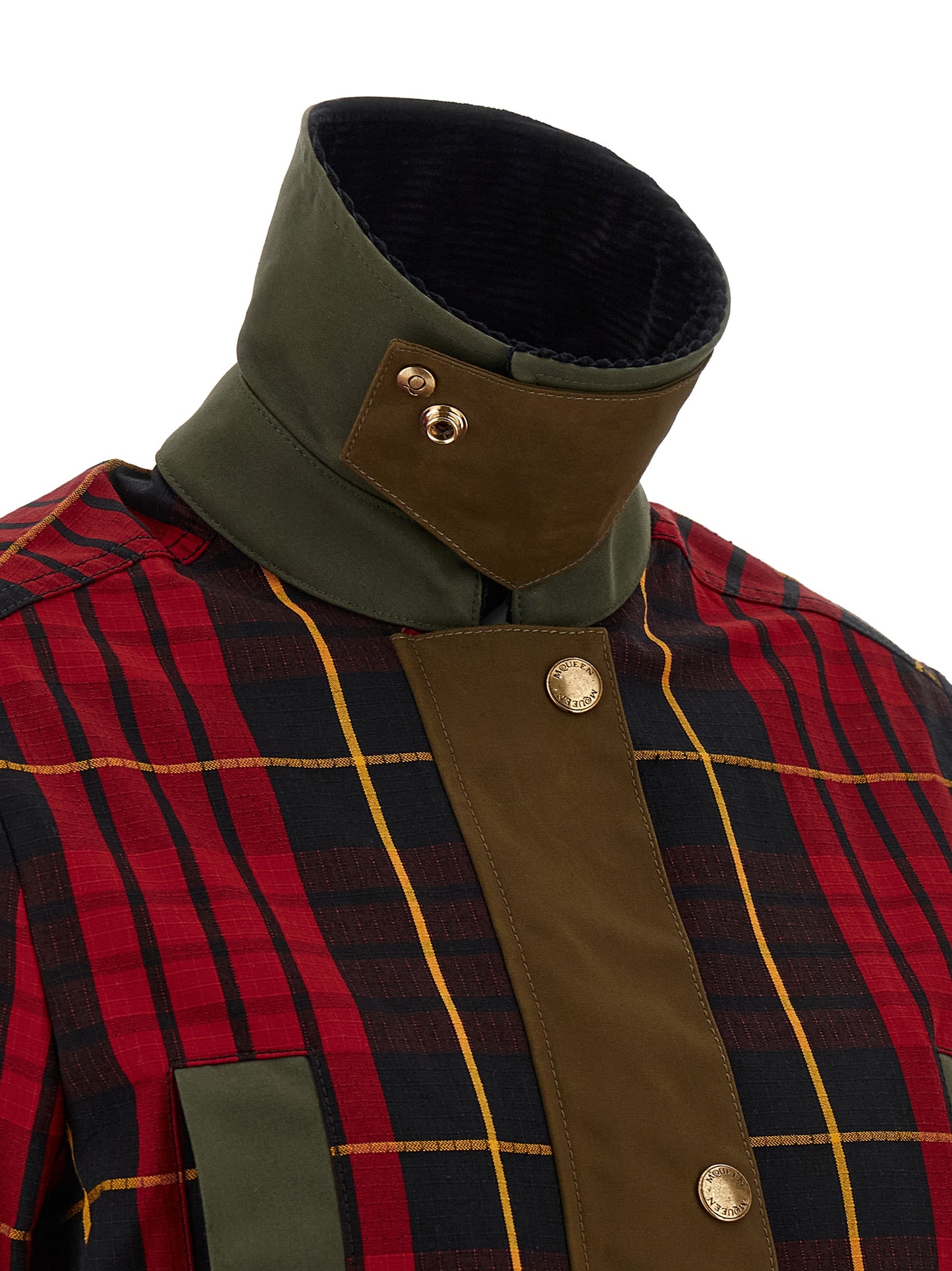 Mcqueen Women Patchwork Jacket ALEXANDER MCQUEEN