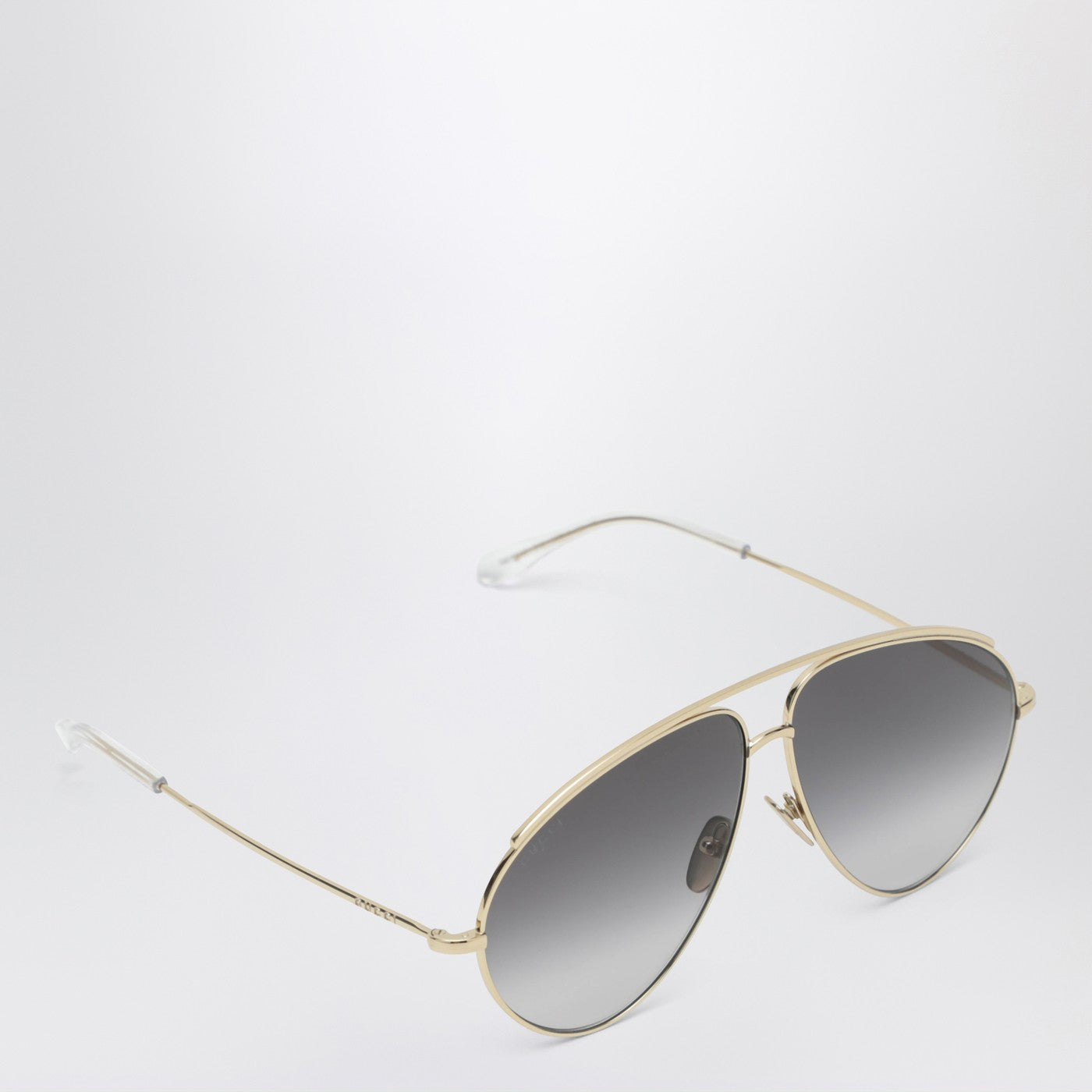 Gucci Gold Metal Aviator Sunglasses Women GUCCI