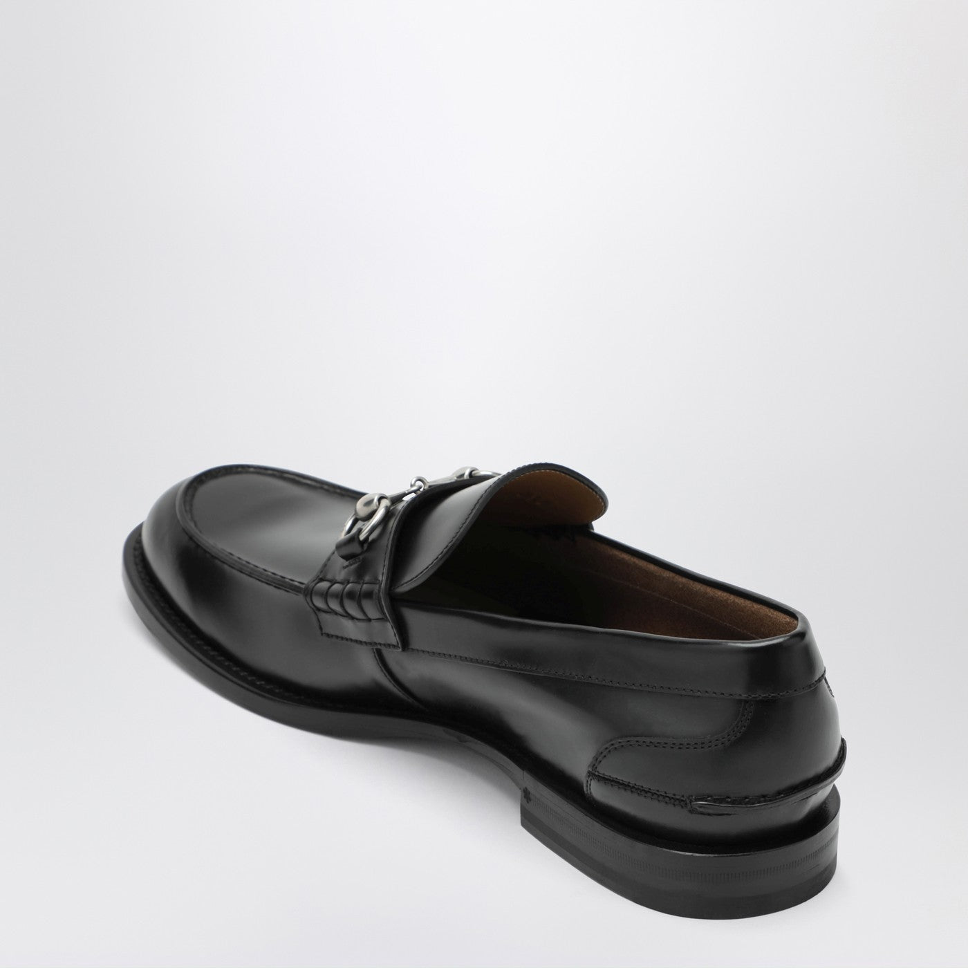 Gucci Black Loafers With Horsebit Men GUCCI