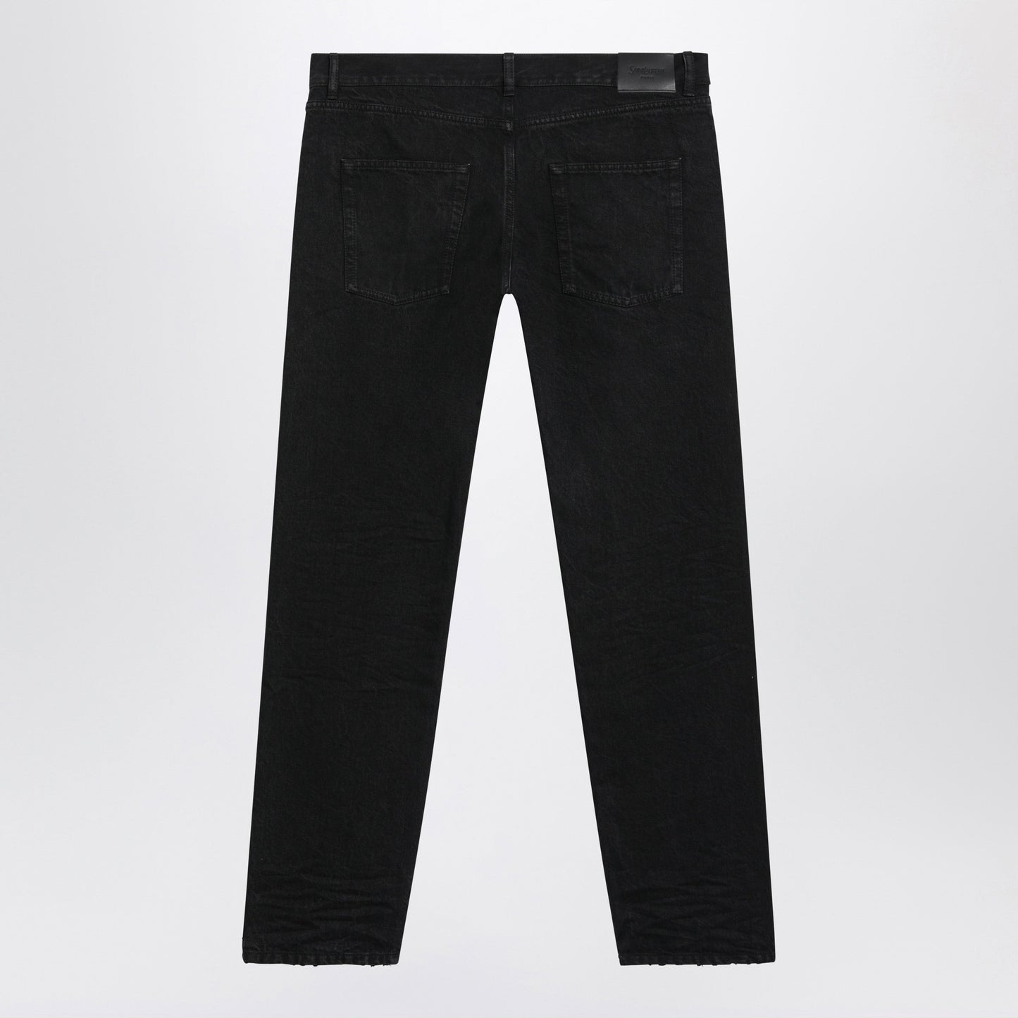 Saint Laurent Black Straight-Leg Jeans In Cotton Men SAINT LAURENT