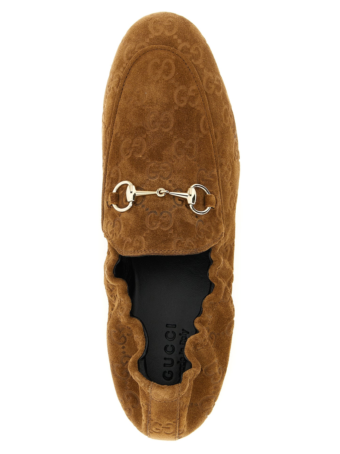 Gucci Women Gg Suede Loafers GUCCI