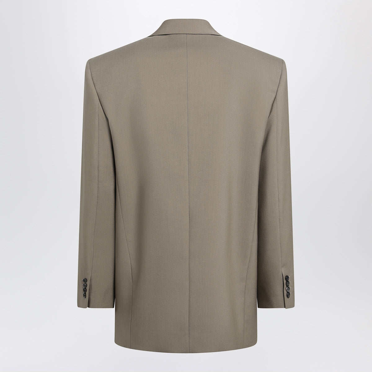 Saint Laurent Beige Single-Breasted Wool And Mohair Jacket Men SAINT LAURENT