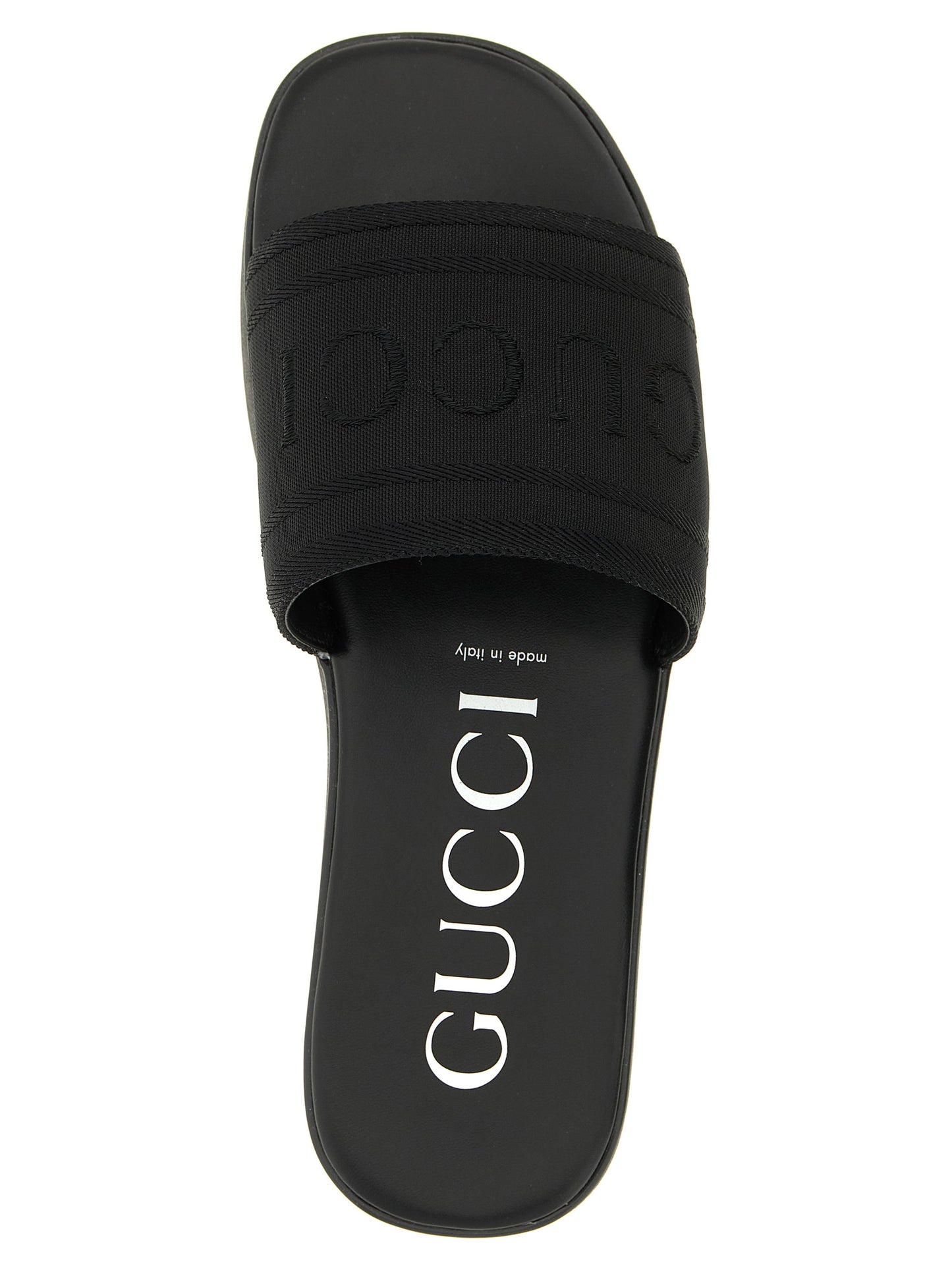 Gucci Men Jacquard Logo Slides GUCCI