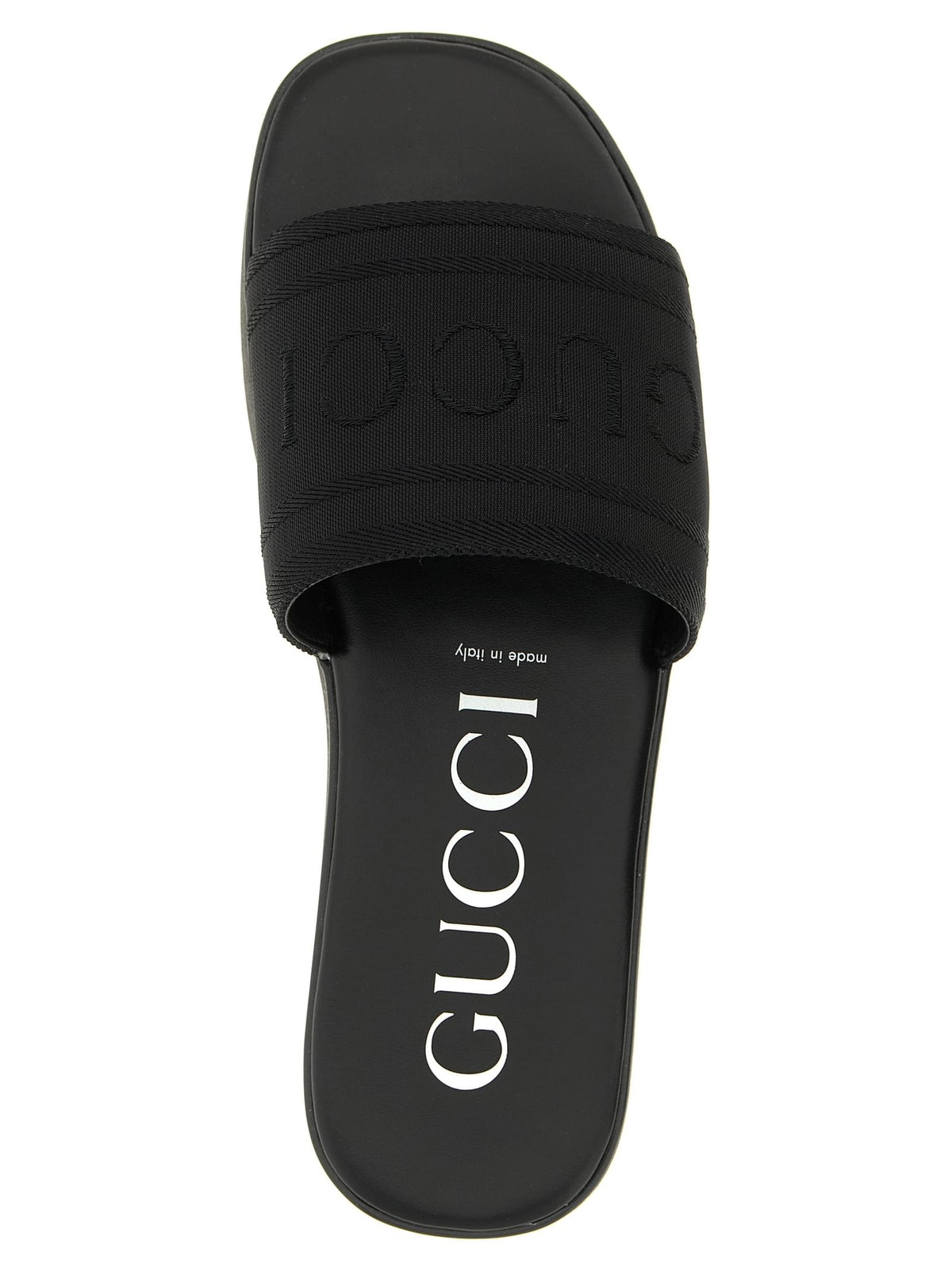 Gucci Men Jacquard Logo Slides GUCCI