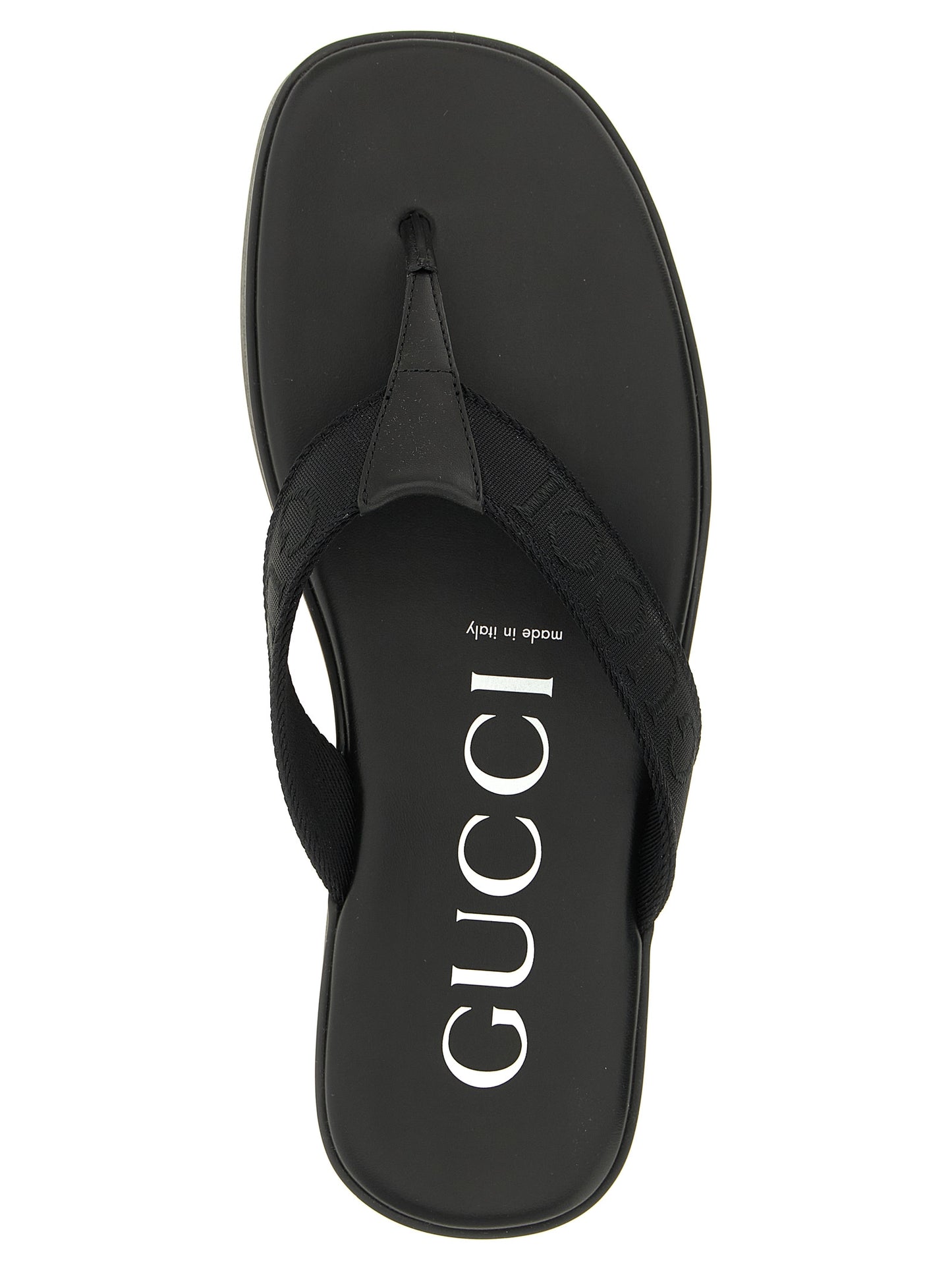Gucci Men Jacquard Thong Sandals GUCCI