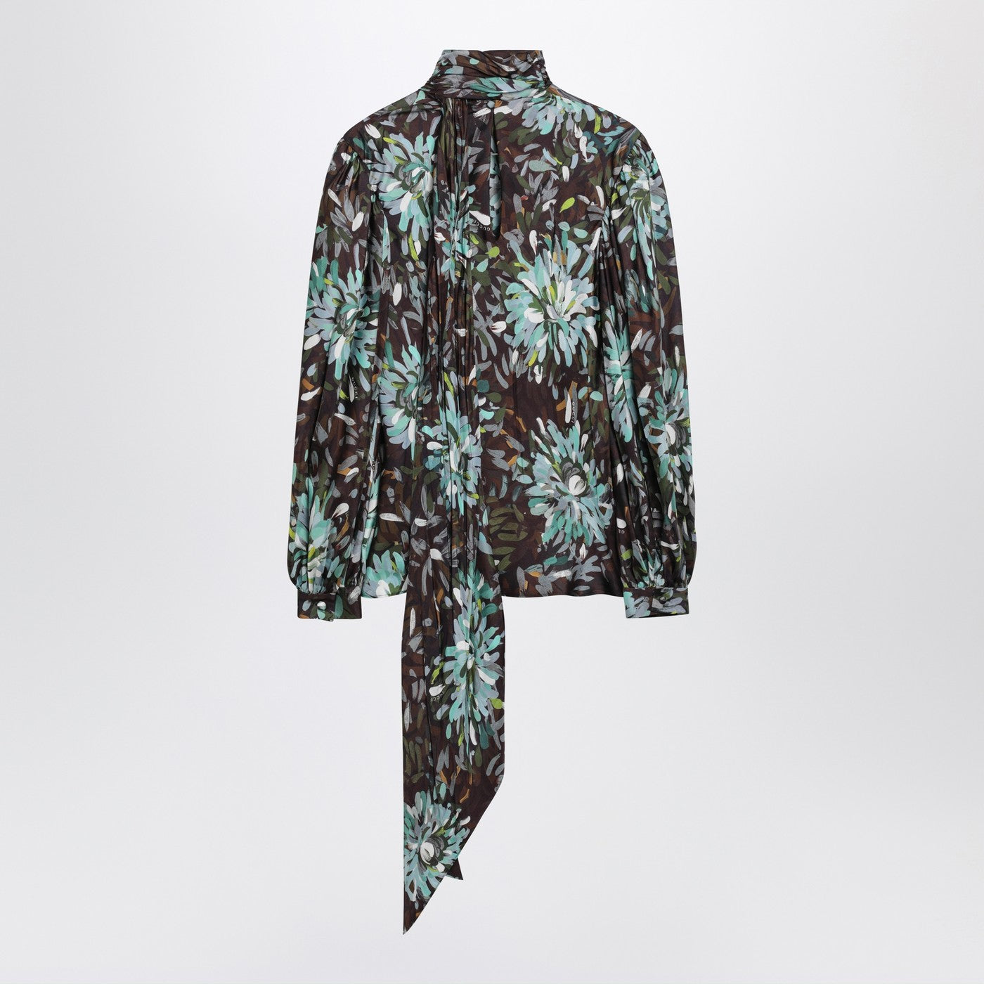 Gucci Printed Silk Twill Blouse Women GUCCI