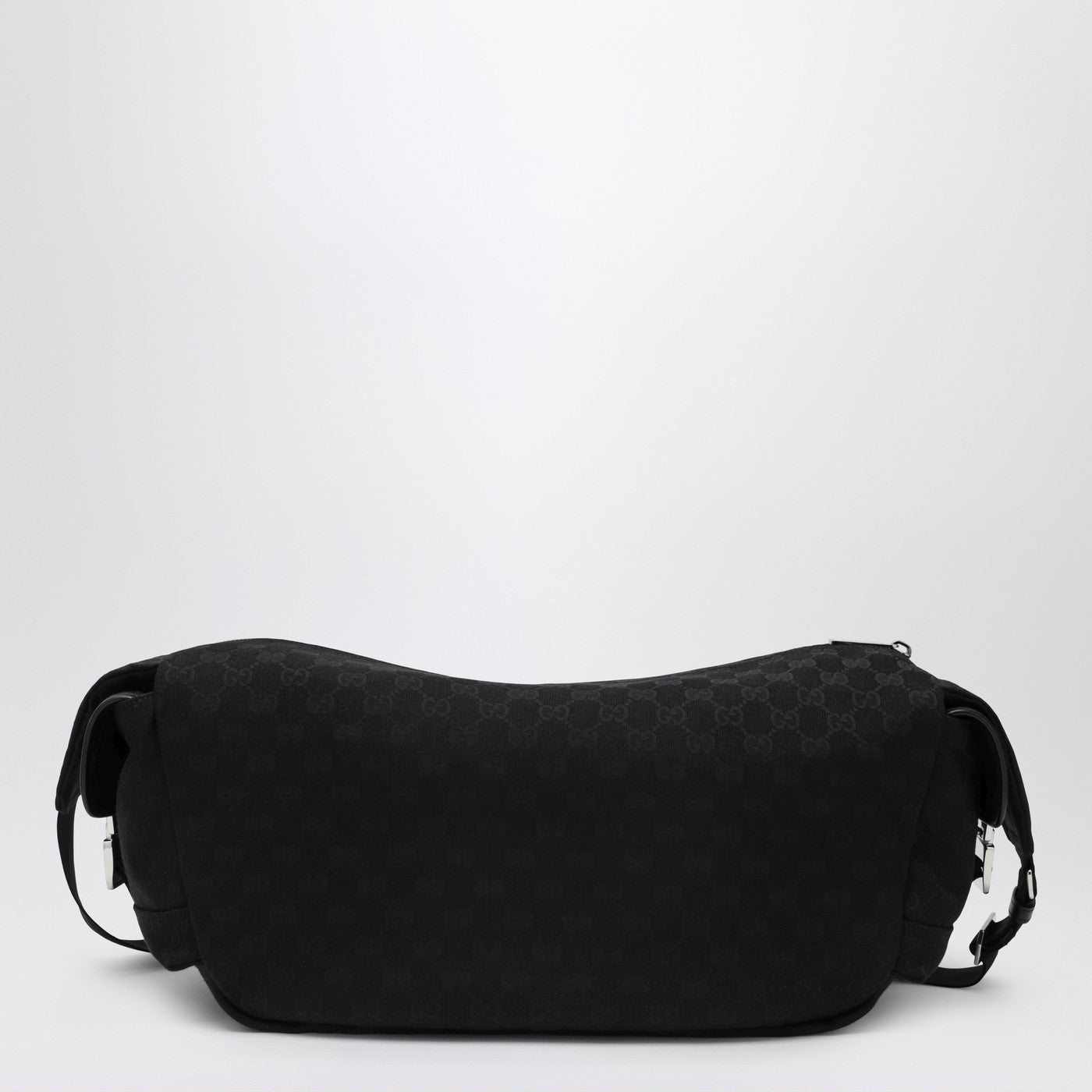 Gucci Large Black Crossbody Bag In Gg Fabric Men GUCCI