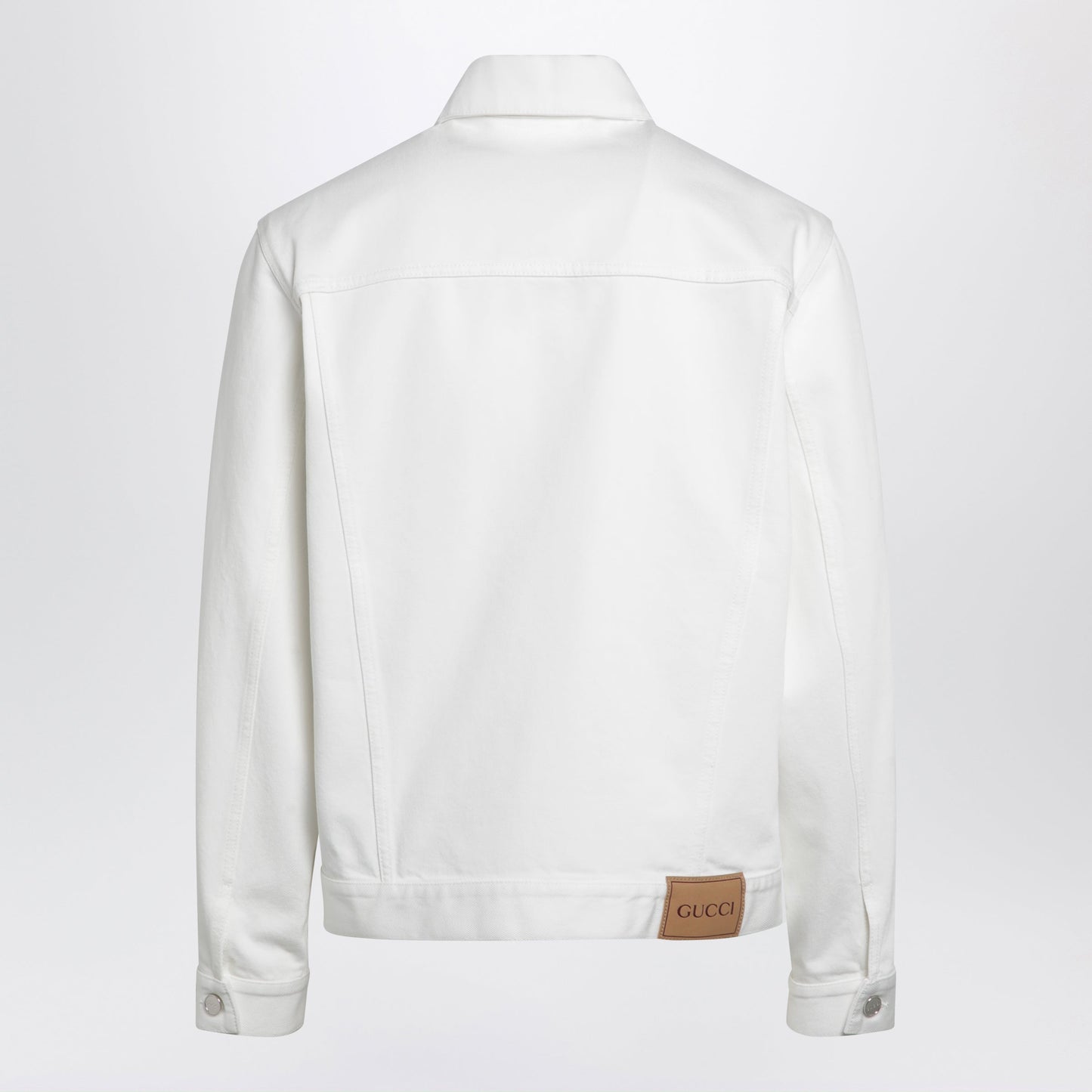 Gucci White Jacket With Horsebit Detail Men GUCCI