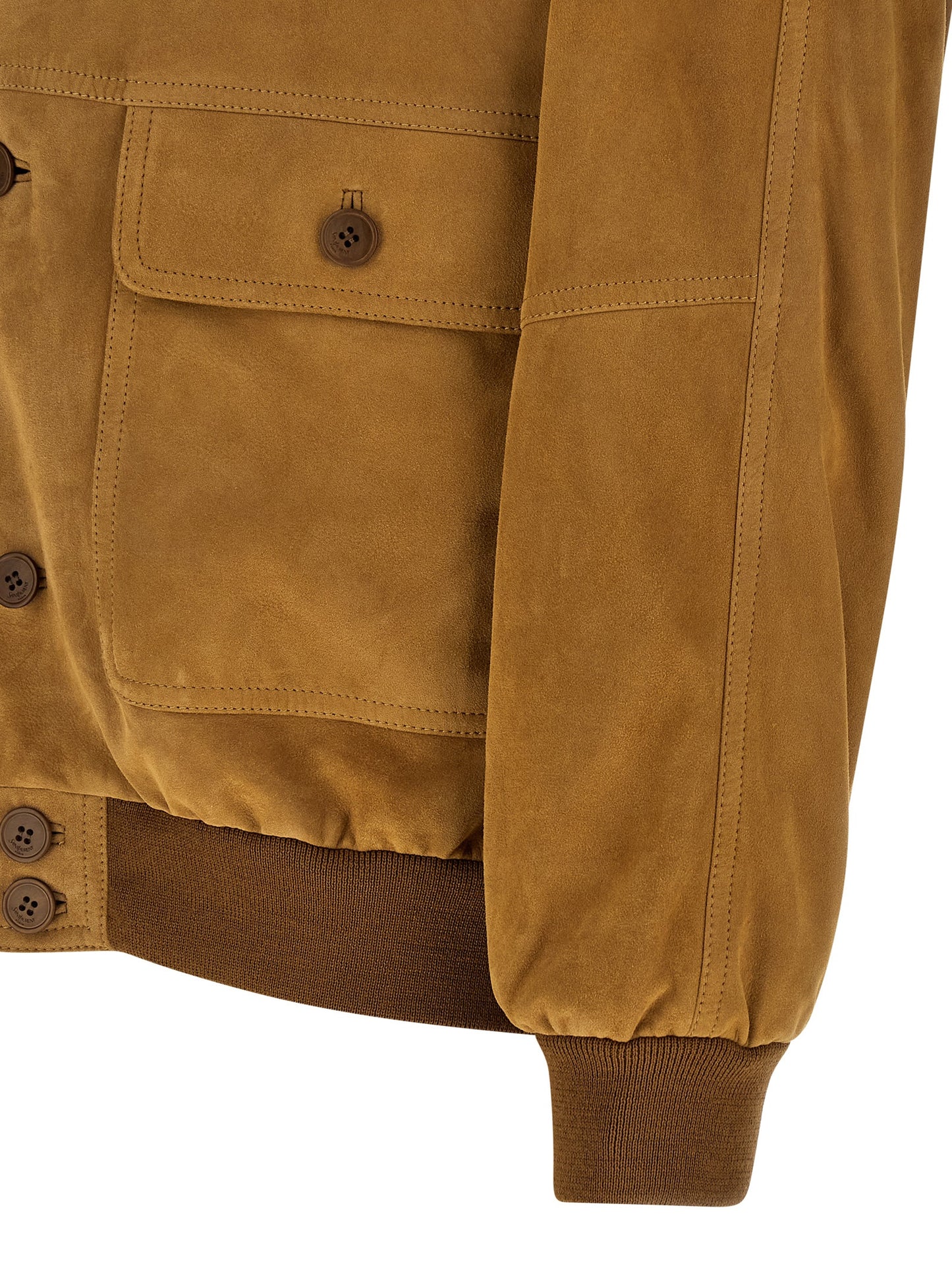 Saint Laurent Men Suede Bomber Jacket SAINT LAURENT