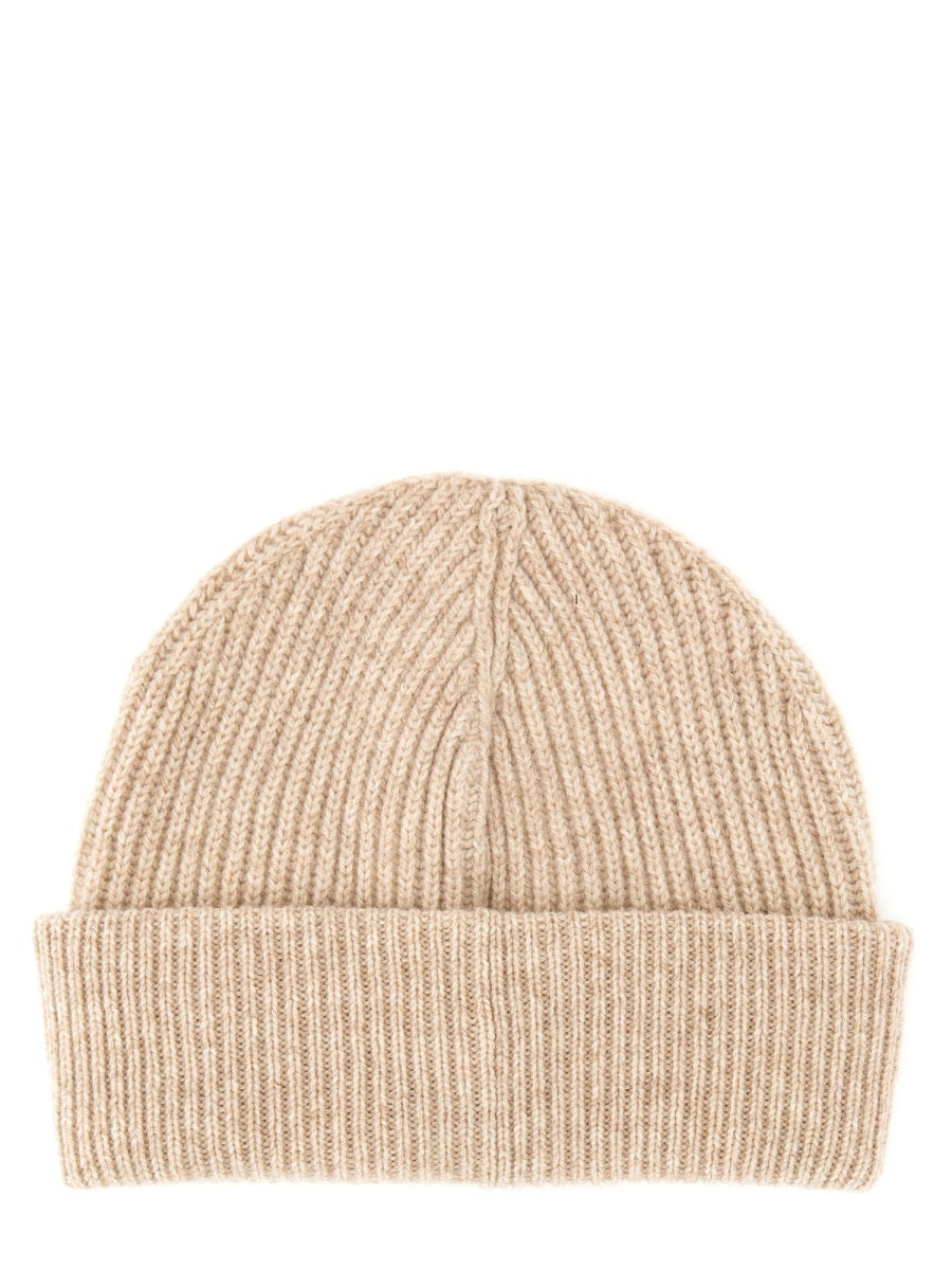 Ganni Women Ribbed Beanie Hat GANNI
