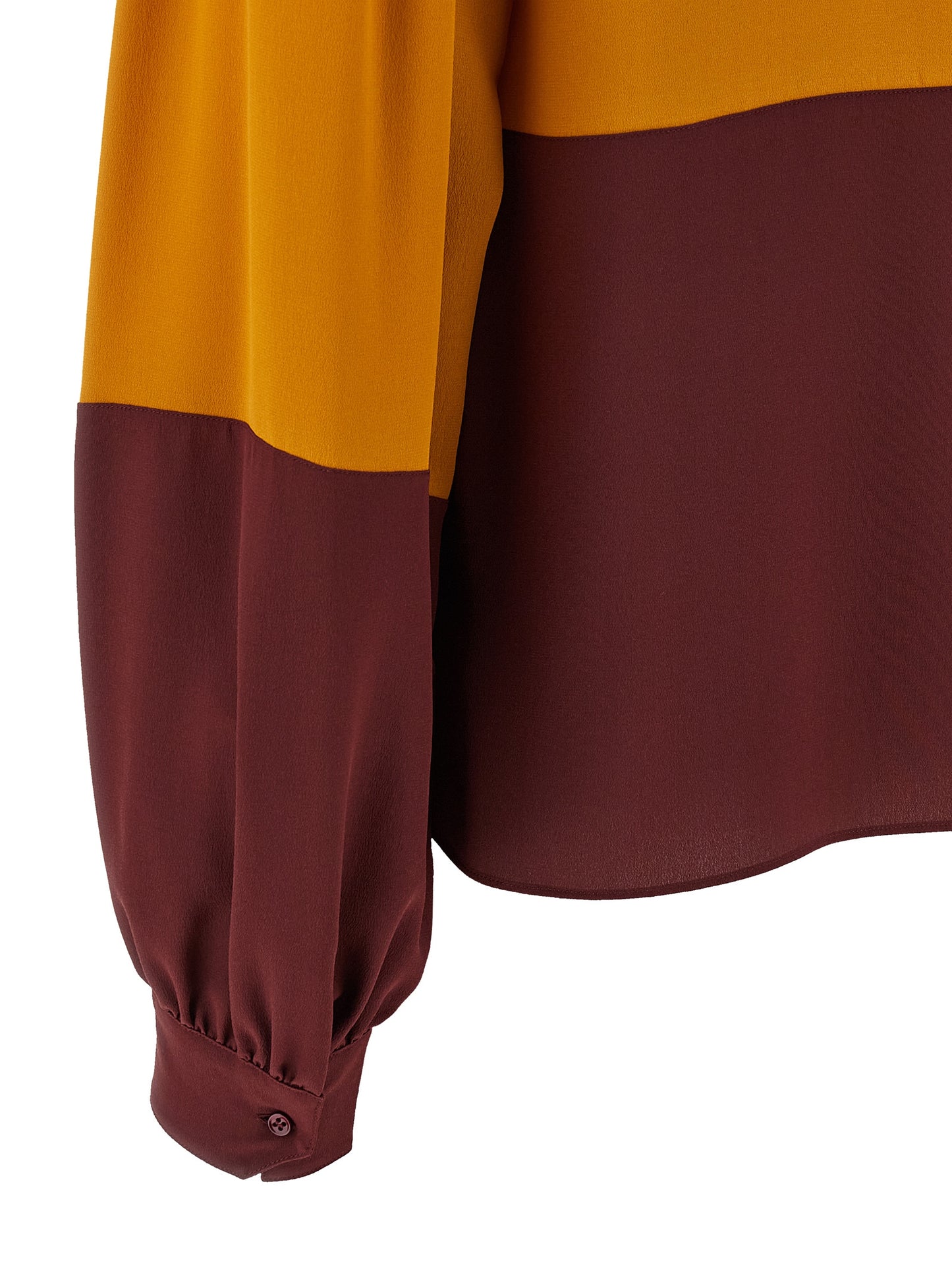 Saint Laurent Women Color-Block Blouse SAINT LAURENT