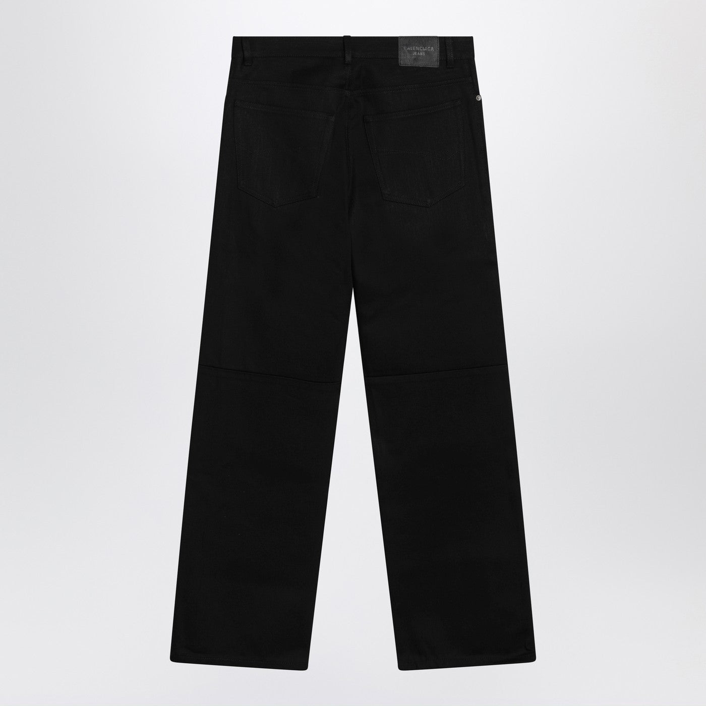 Balenciaga Black Cotton Denim Trousers Men BALENCIAGA