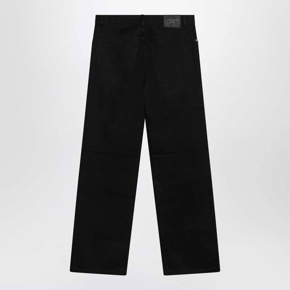 Balenciaga Black Cotton Denim Trousers Men BALENCIAGA