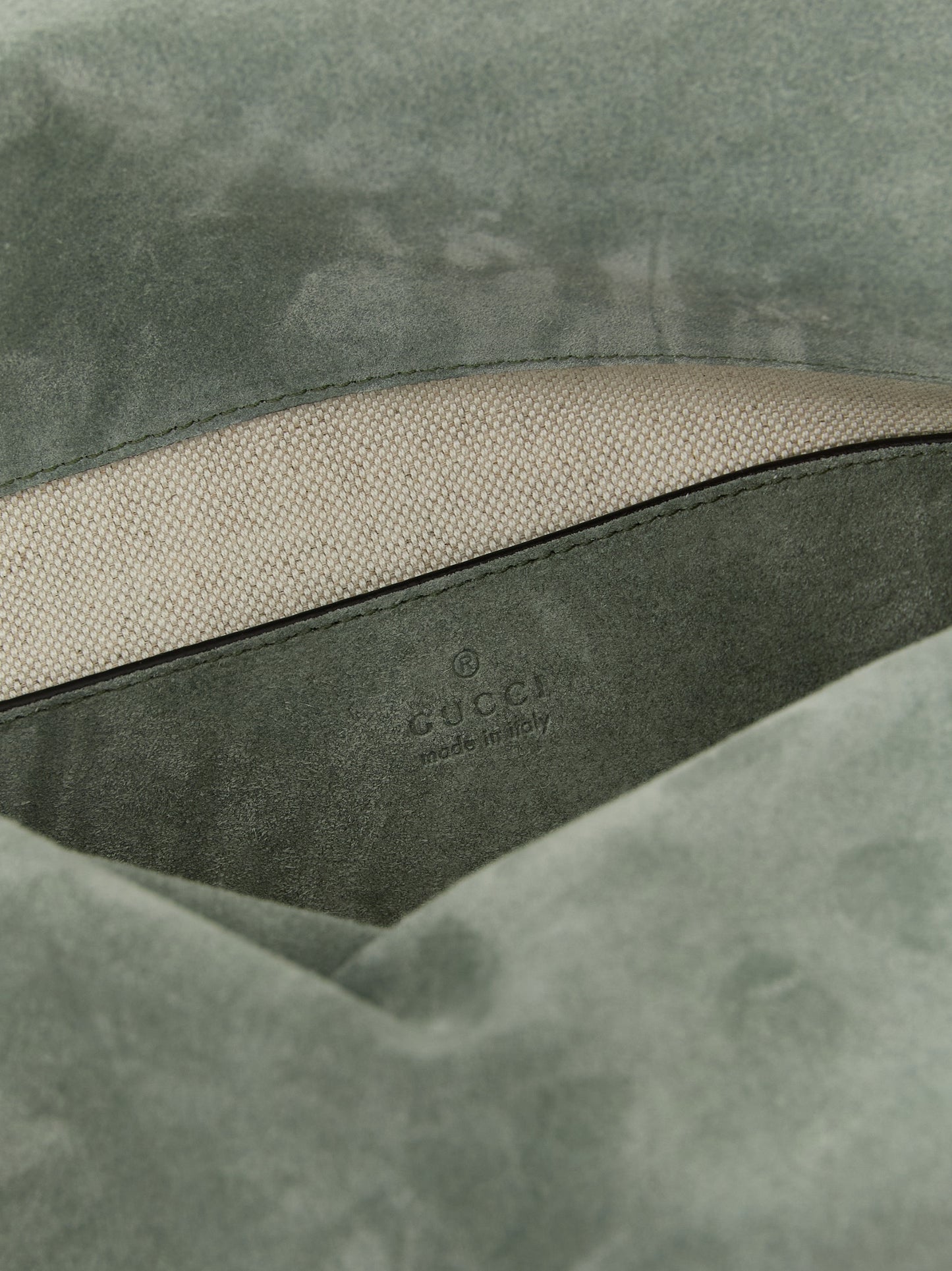 Gucci Women Gg Large Suede Shoulder Bag GUCCI