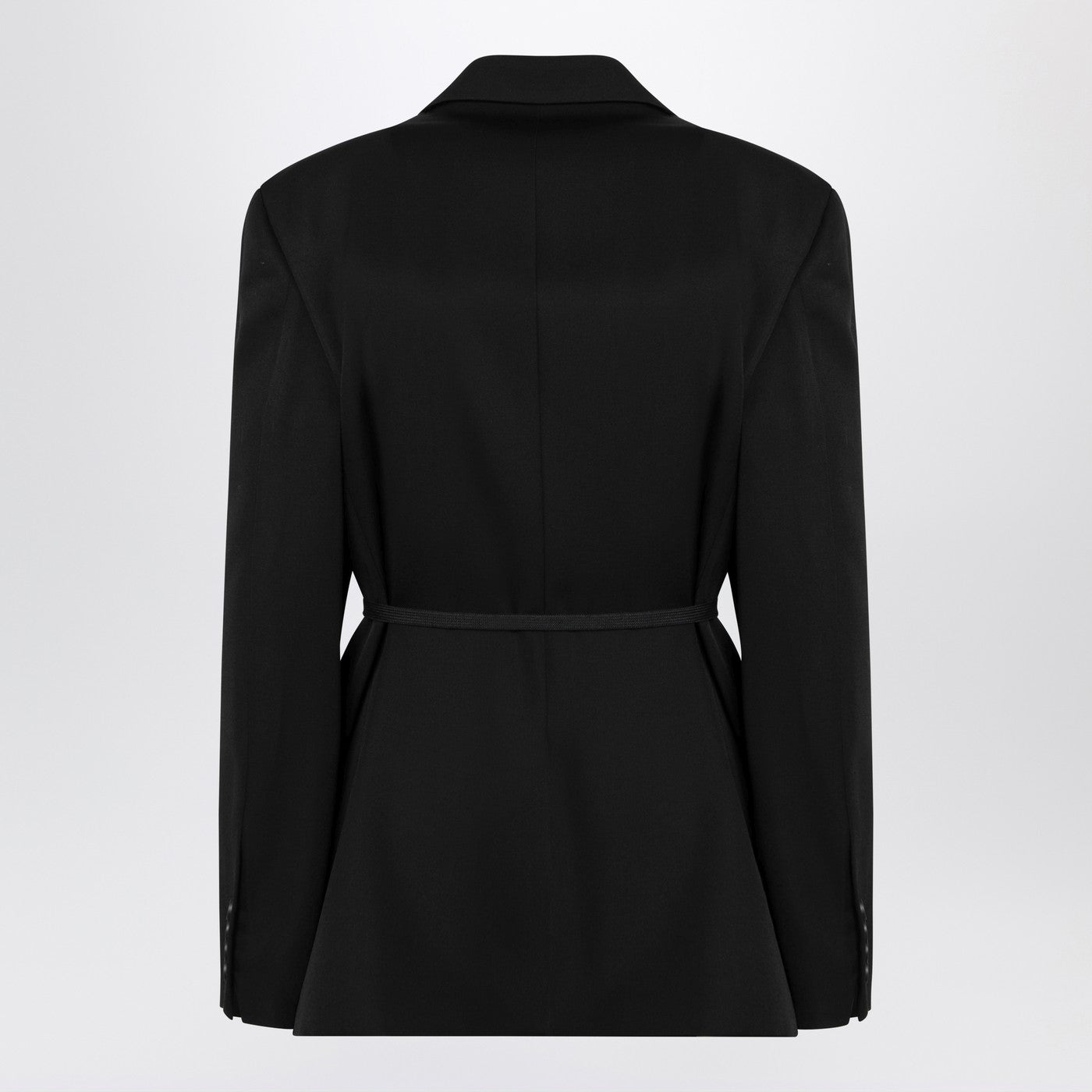 Balenciaga Black Jacket With Side Tie Women BALENCIAGA