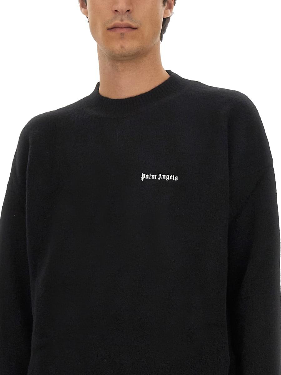 Palm Angels Men Jersey With Logo PALM ANGELS