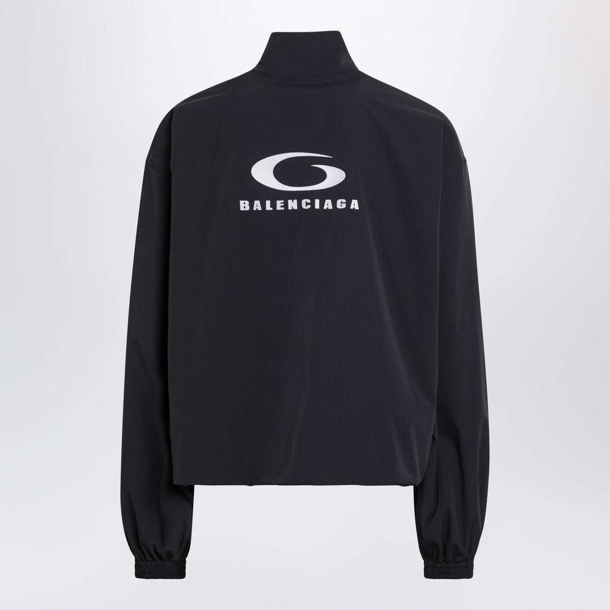 Balenciaga Black Washed Loop Sports Icon Zip Jacket Men BALENCIAGA