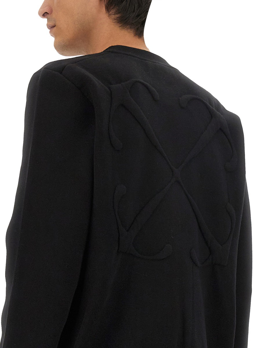 Off-White Men Felpa Con Logo OFF-WHITE