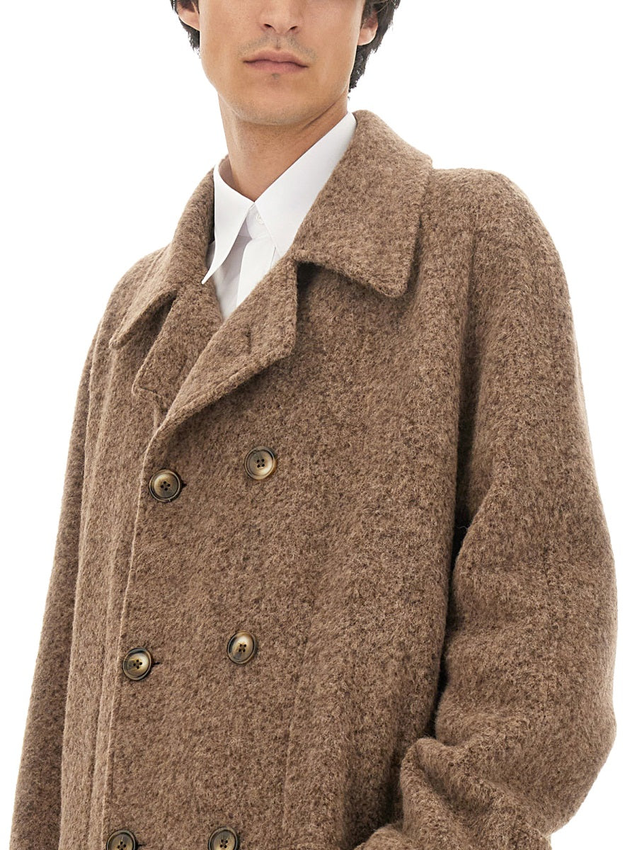 Dolce & Gabbana Men Double-Breasted Coat DOLCE & GABBANA