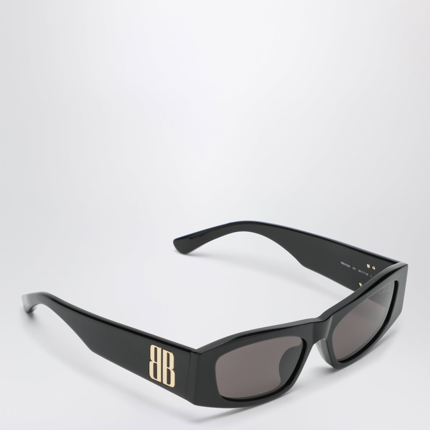 Balenciaga Nano Rectangular Black Sunglasses Women BALENCIAGA