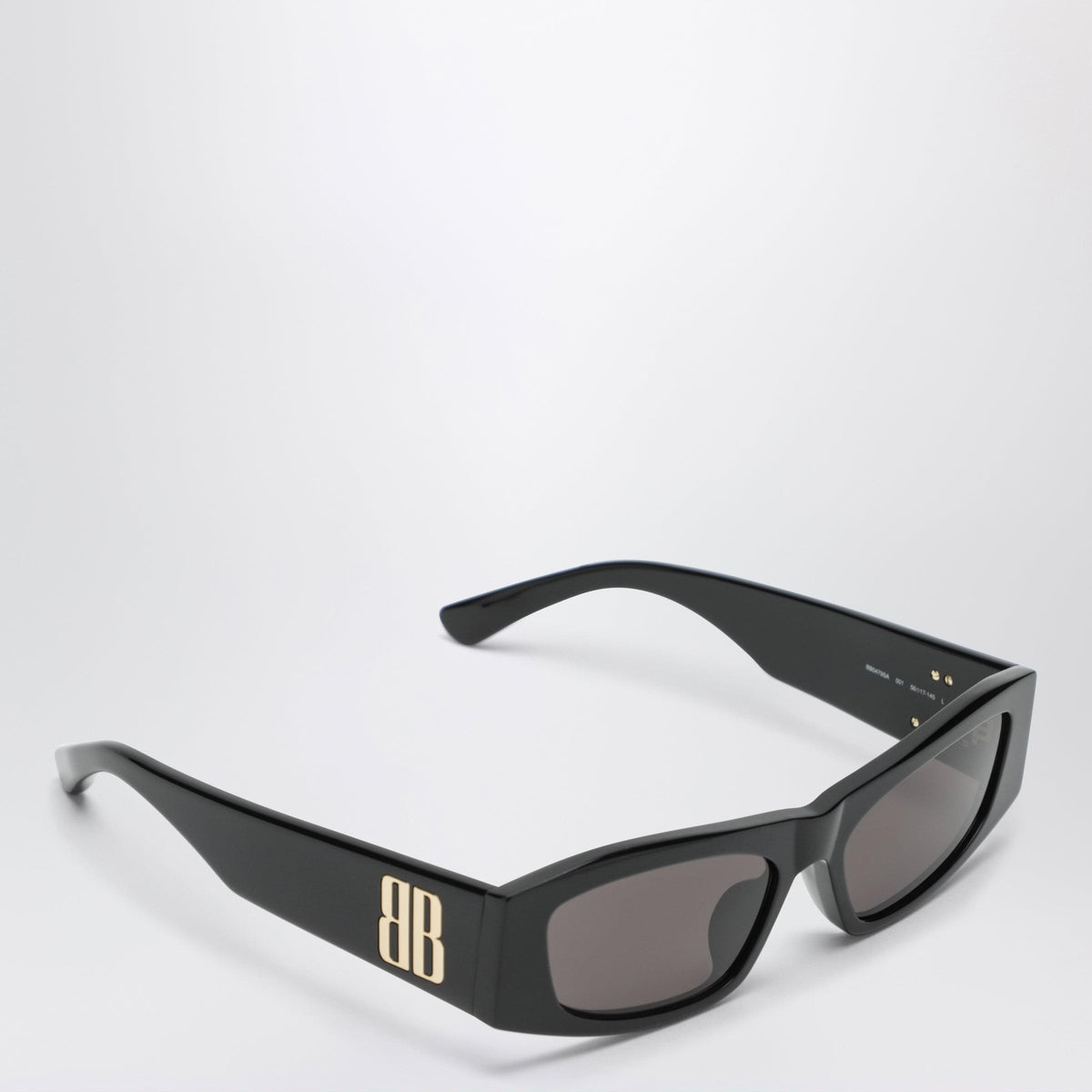 Balenciaga Nano Rectangular Black Sunglasses Women BALENCIAGA
