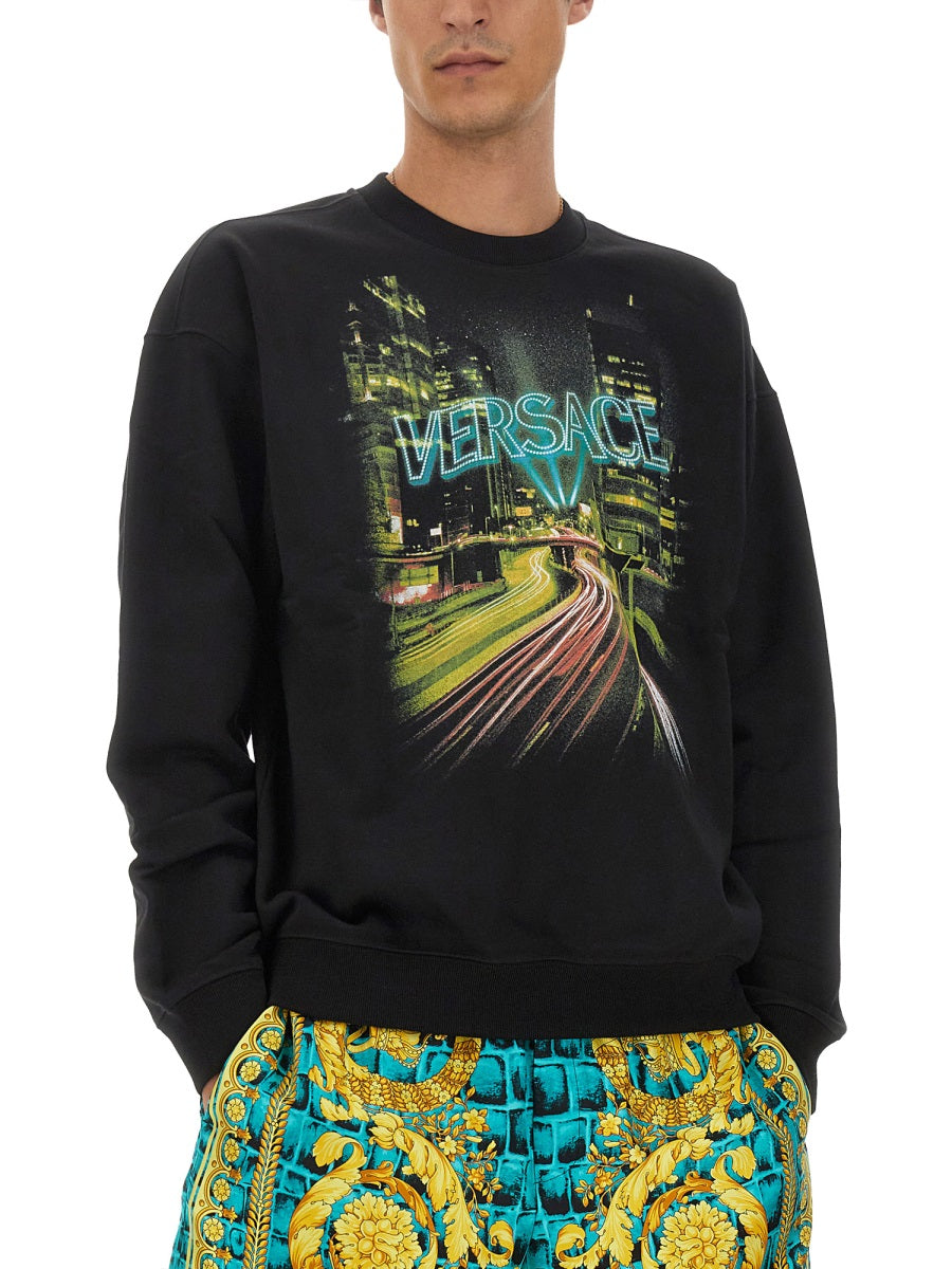 Versace Men Sweatshirt With Logo VERSACE