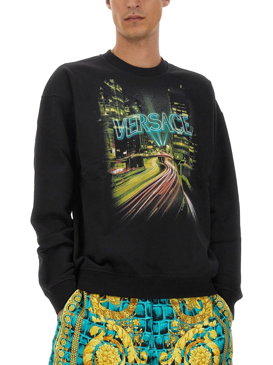 Versace Men Sweatshirt With Logo VERSACE