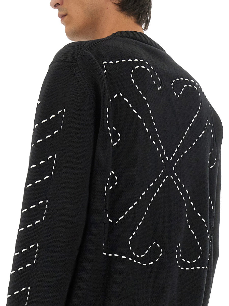 Off-White Men Jersey With Logo OFF-WHITE