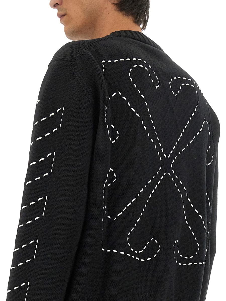 Off-White Men Jersey With Logo OFF-WHITE
