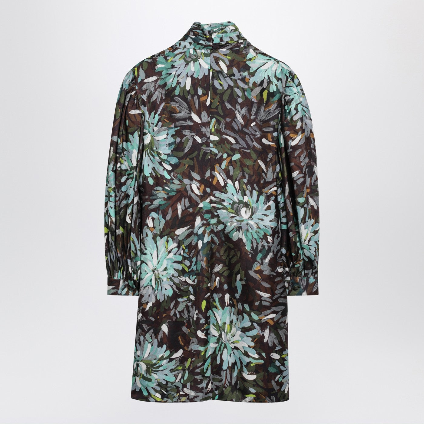 Gucci Printed Silk Twill Dress Women GUCCI