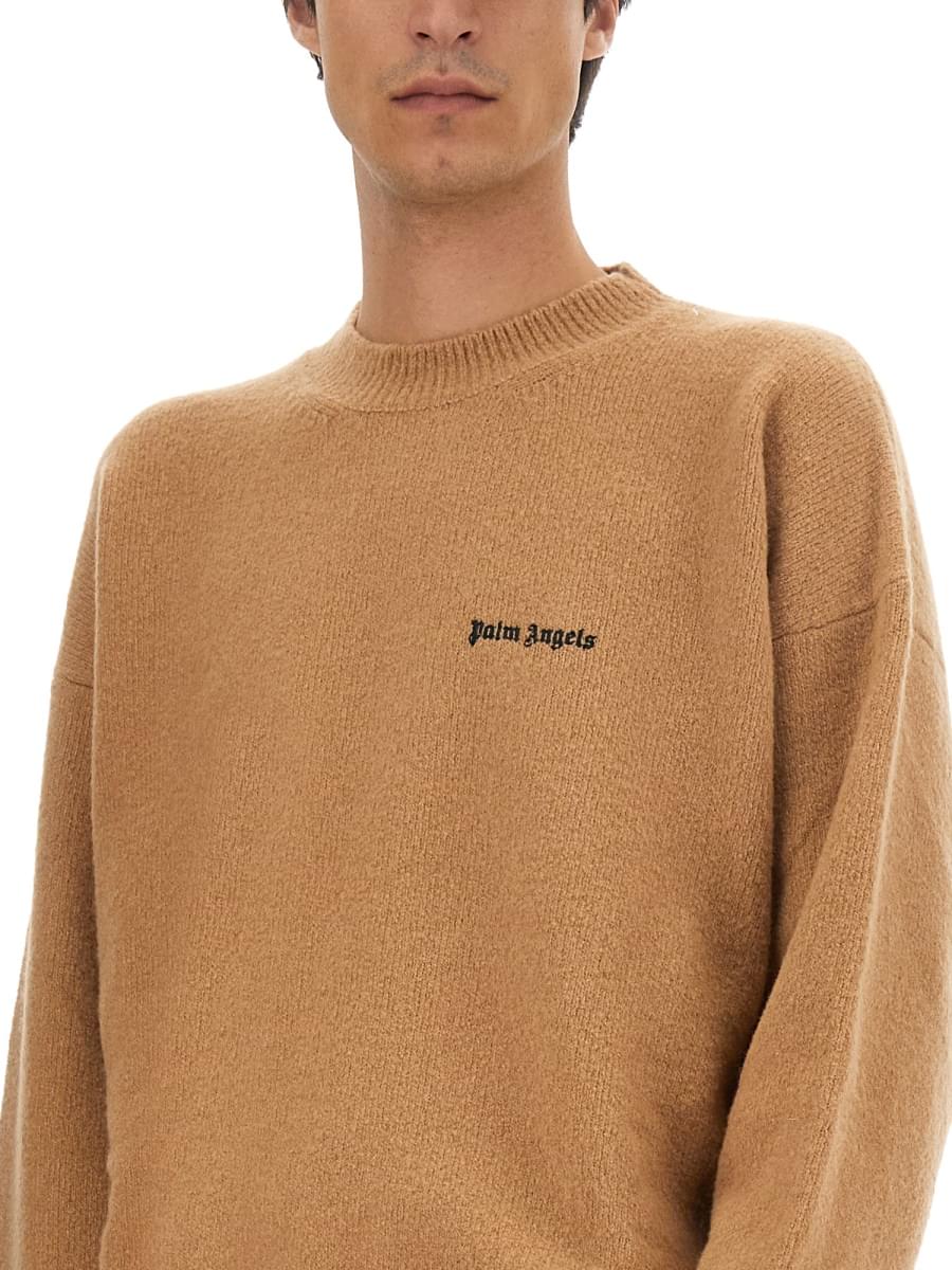 Palm Angels Men Jersey With Logo PALM ANGELS