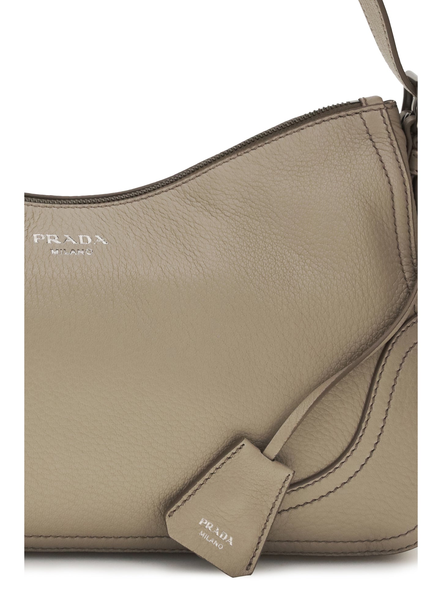 Prada Women Aimée Large Shoulder Bag In Leather PRADA