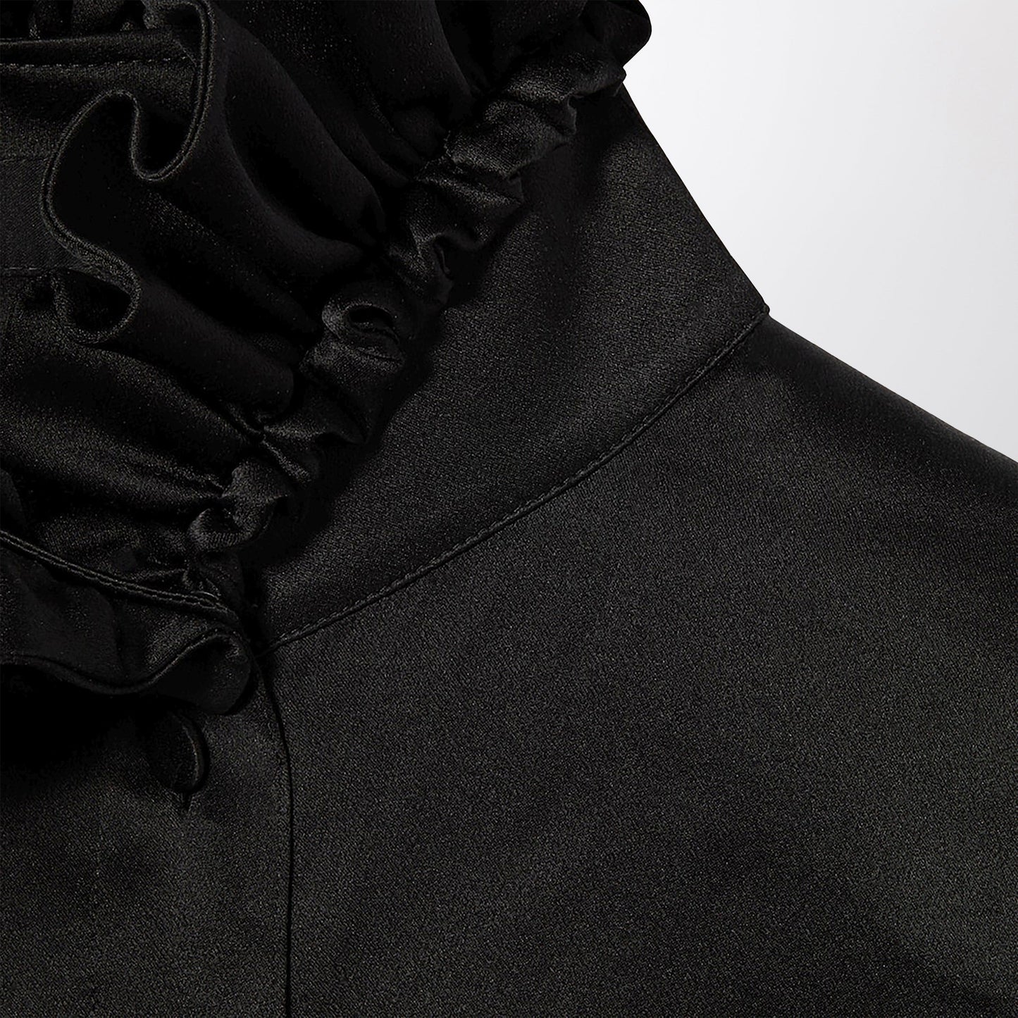 Gucci Silk Satin Shirt With A Knotted Bow Women GUCCI